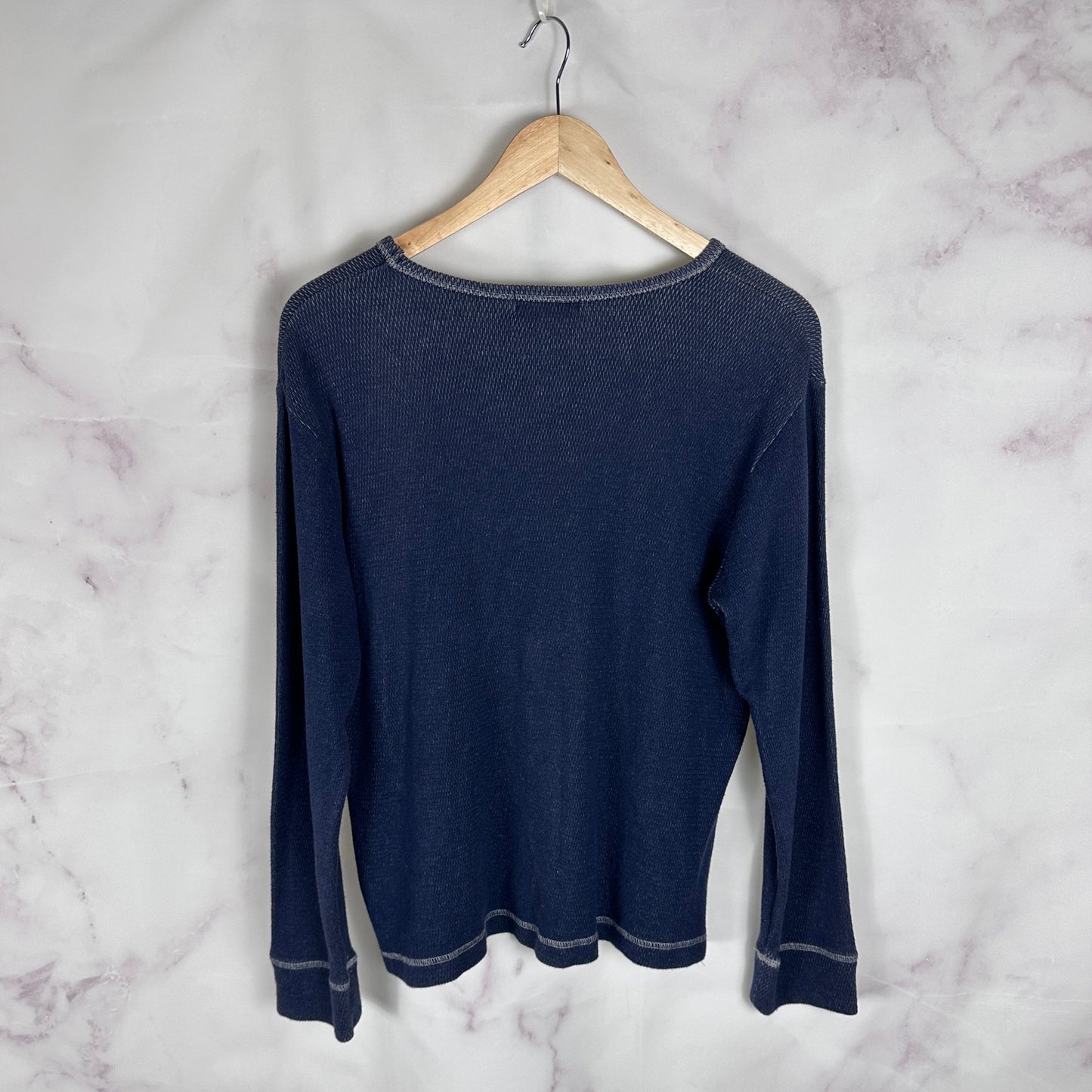 Beams Heart Navy Blue Crewneck Sweatshirt