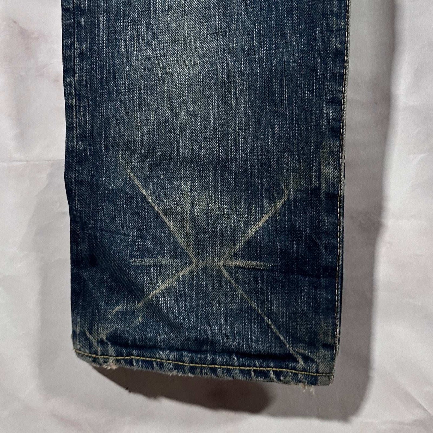 Hysteric Glamour Studded Faded Straight Denim