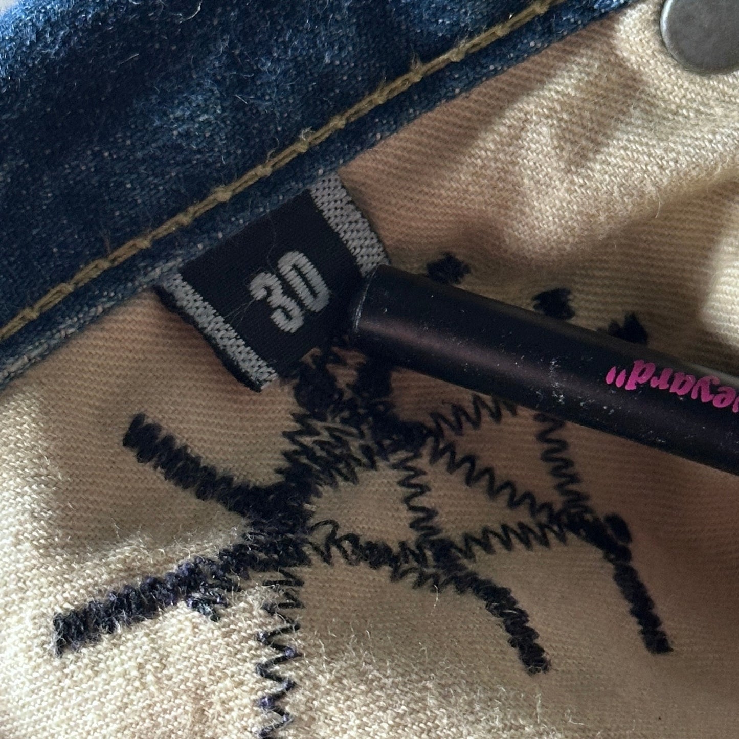 Hysteric Glamour Selvedge Repaired Denim