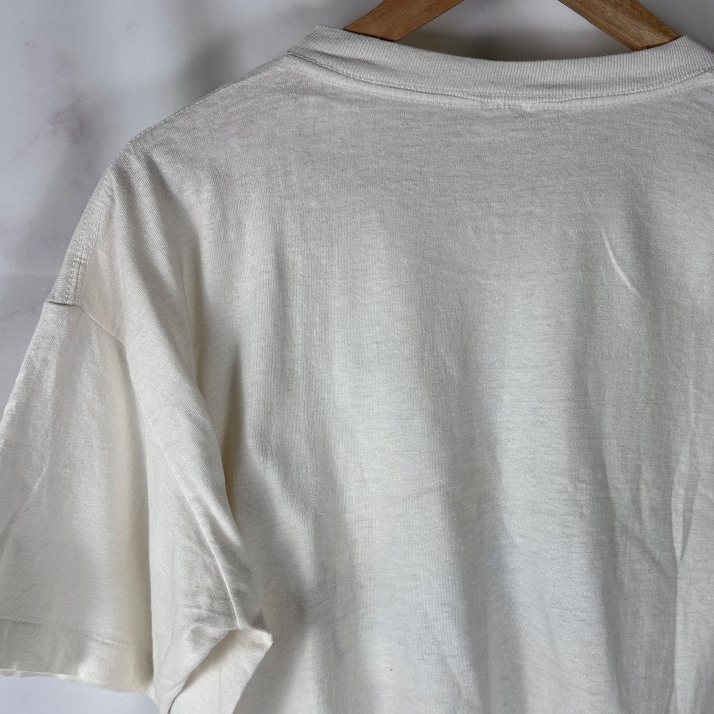 Vintage Flashdancers New York 80s White Graphic Tee