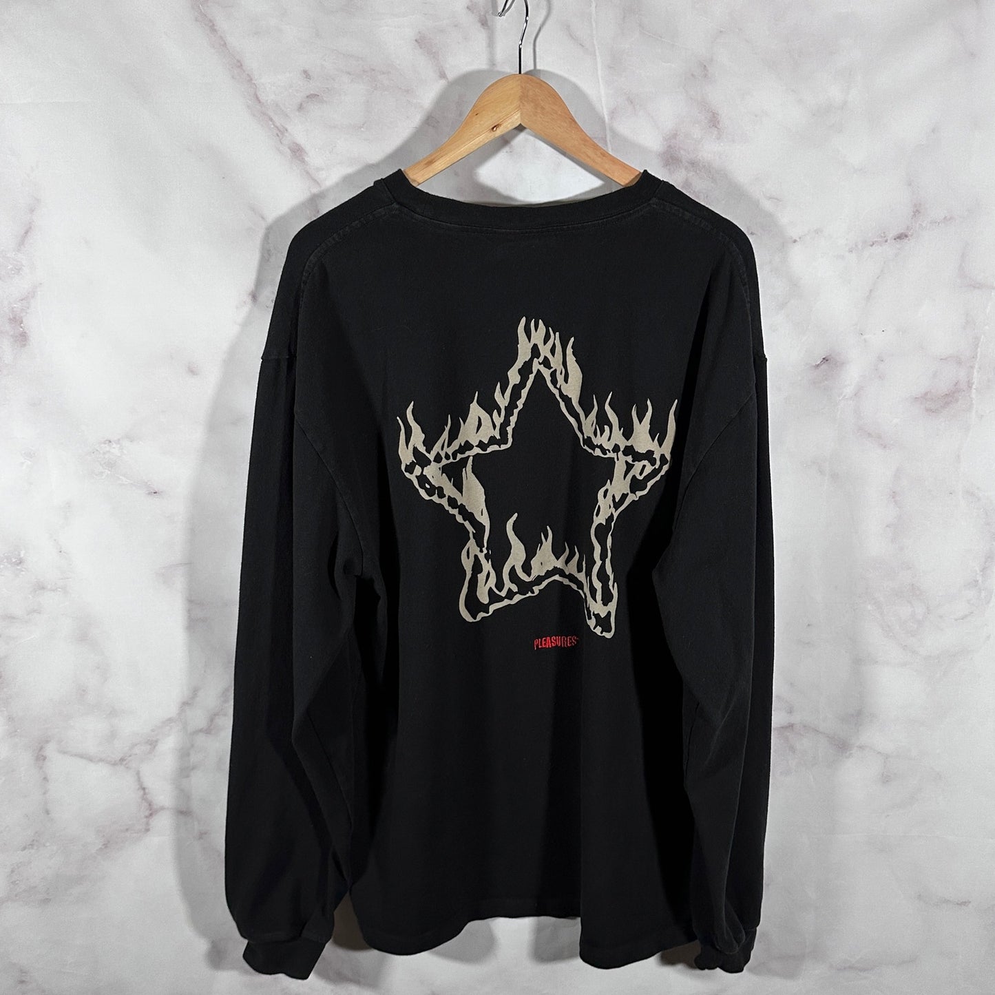 Pleasures Lonestar Black Crewneck