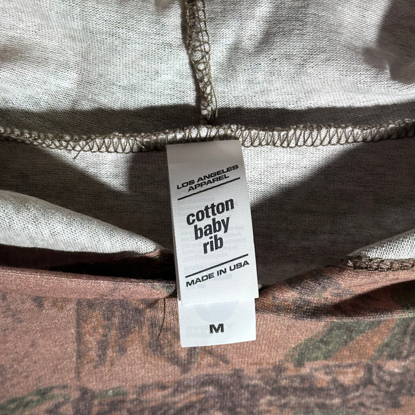 Los Angeles Apparel Camo Light Hoodie