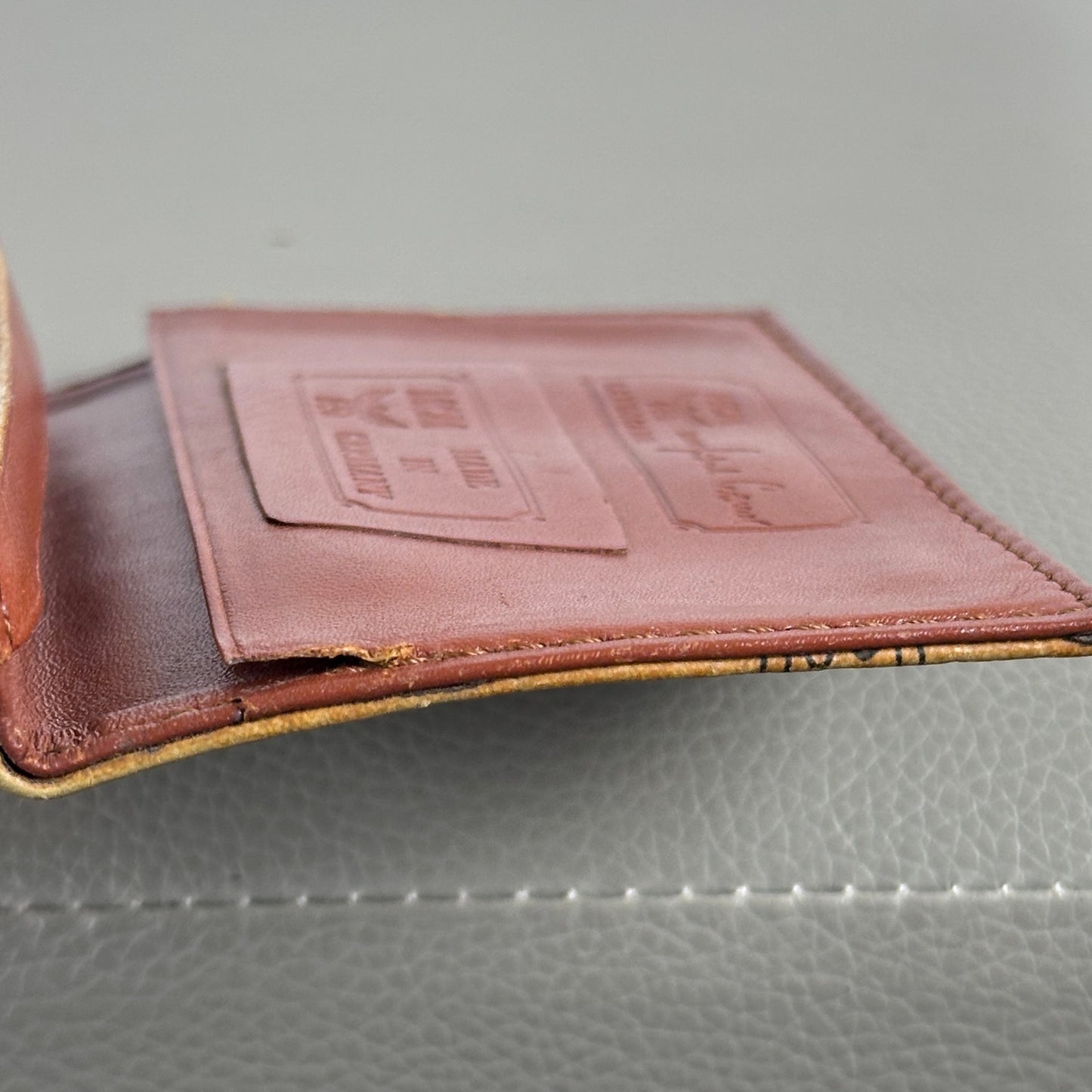 MCM Monogram Leather Cardholder
