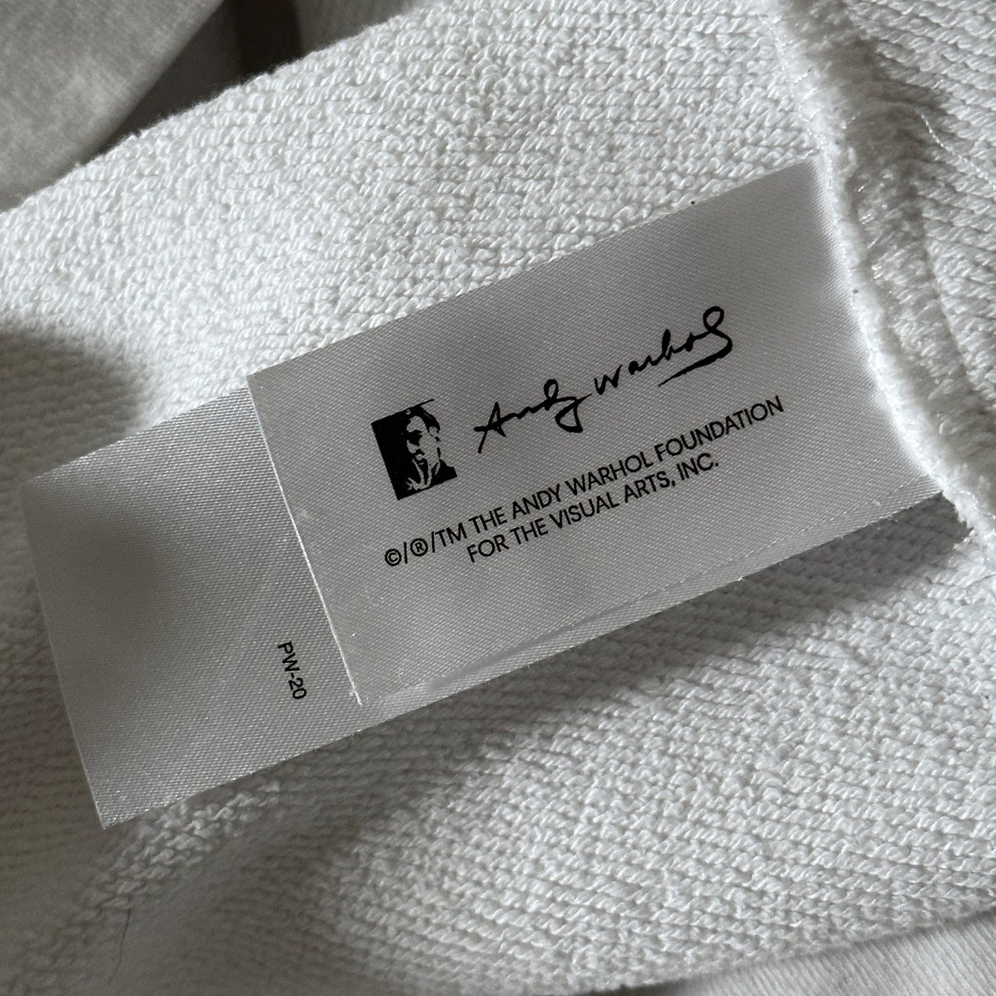 Calvin Klein x Andy Warhol RAF Simons White Photo Crewneck Sweatshirt