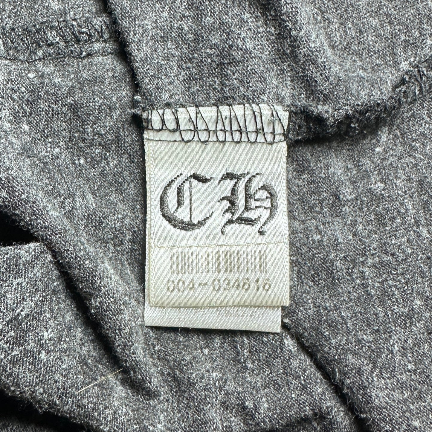 Chrome Hearts Dark Grey Logo Raglan Shirt