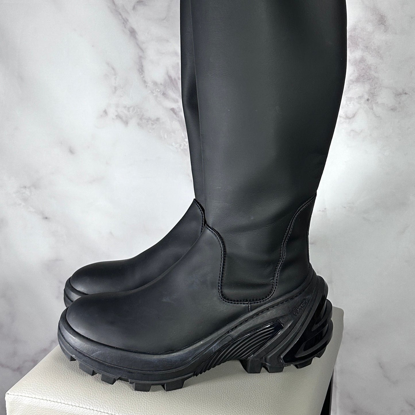 1017 Alyx 9SM Black Fixed Sole High Boots