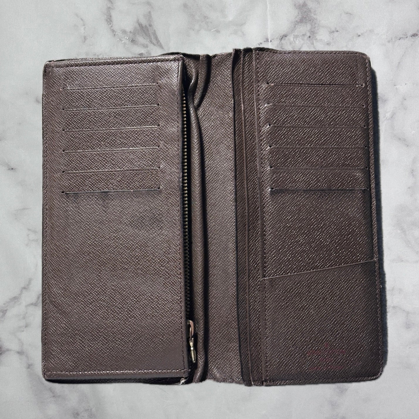 Louis Vuitton Brown Damier Long Wallet