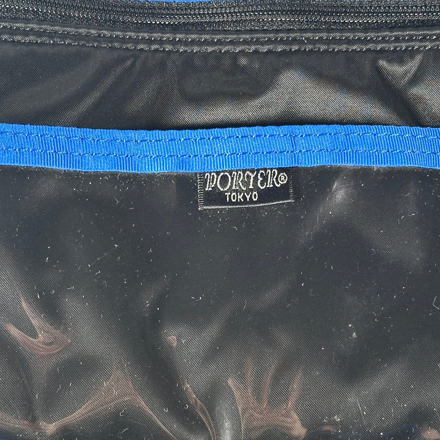 Porter Tokyo Black Zipper Accessory Pouch