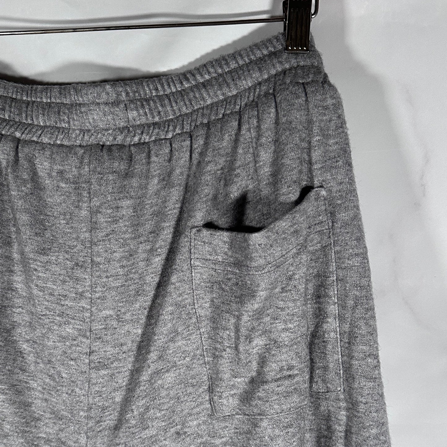 Strawberry Grey Cashmere Shorts
