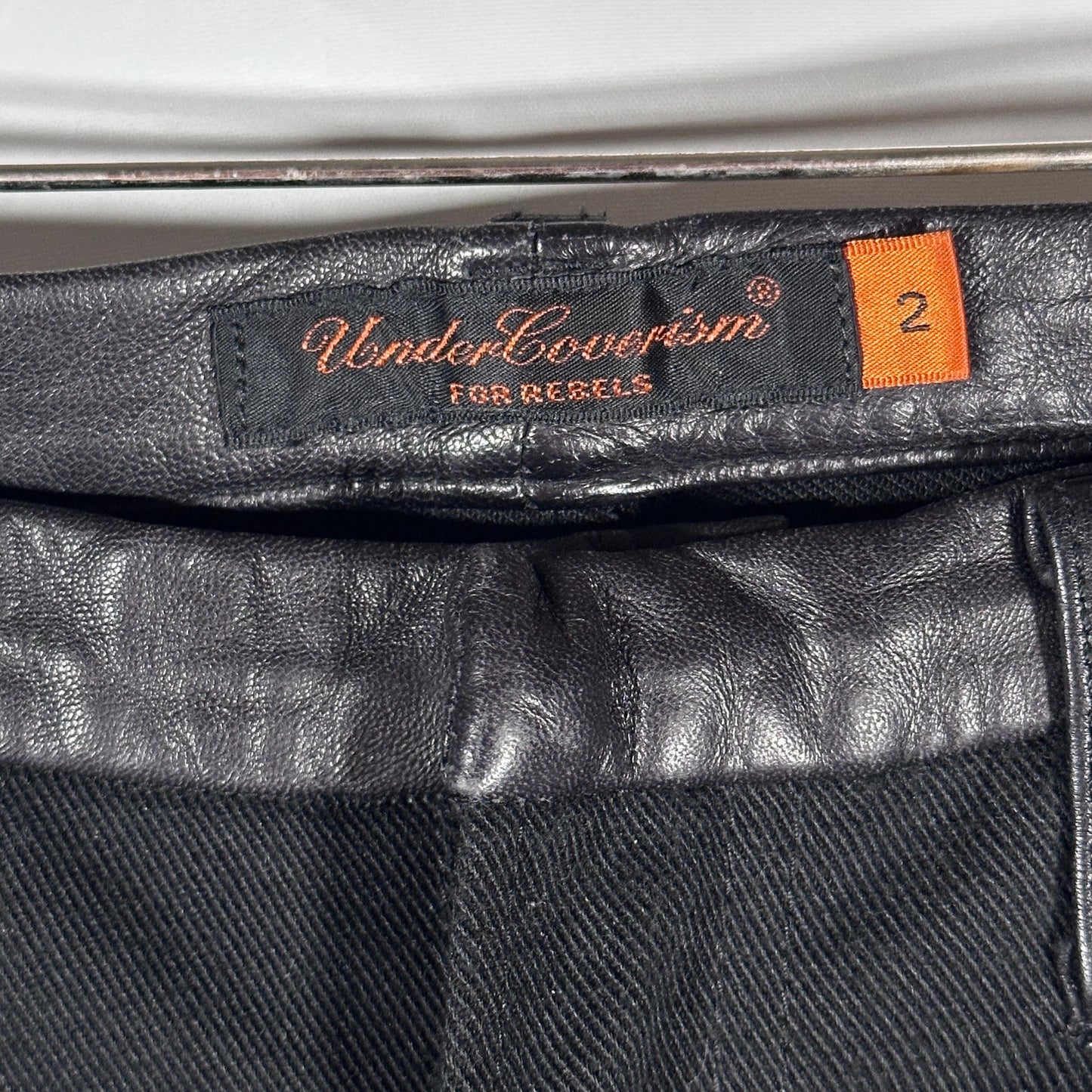 Undercover A/W05 Arts & Crafts Black Cummerbund Denim
