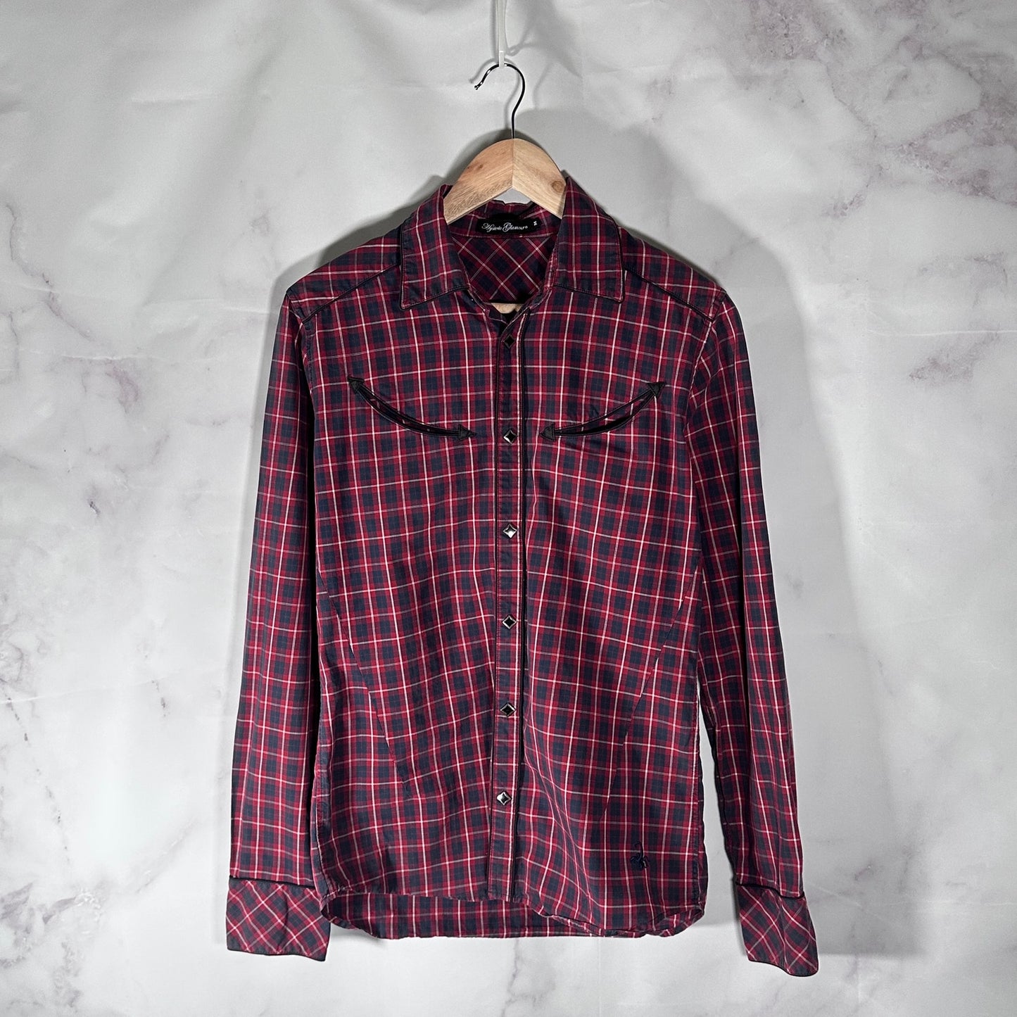 Hysteric Glamour Red Western Flannel Button-Up Shirt