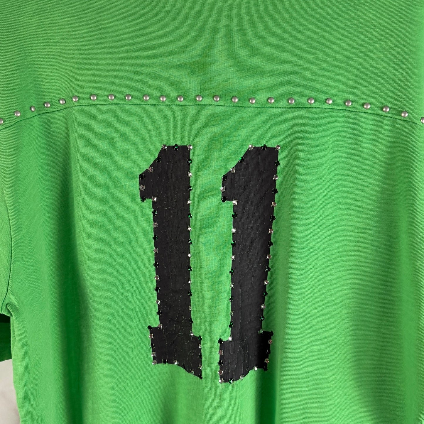 Supreme S/S26 Studded Green Football Top