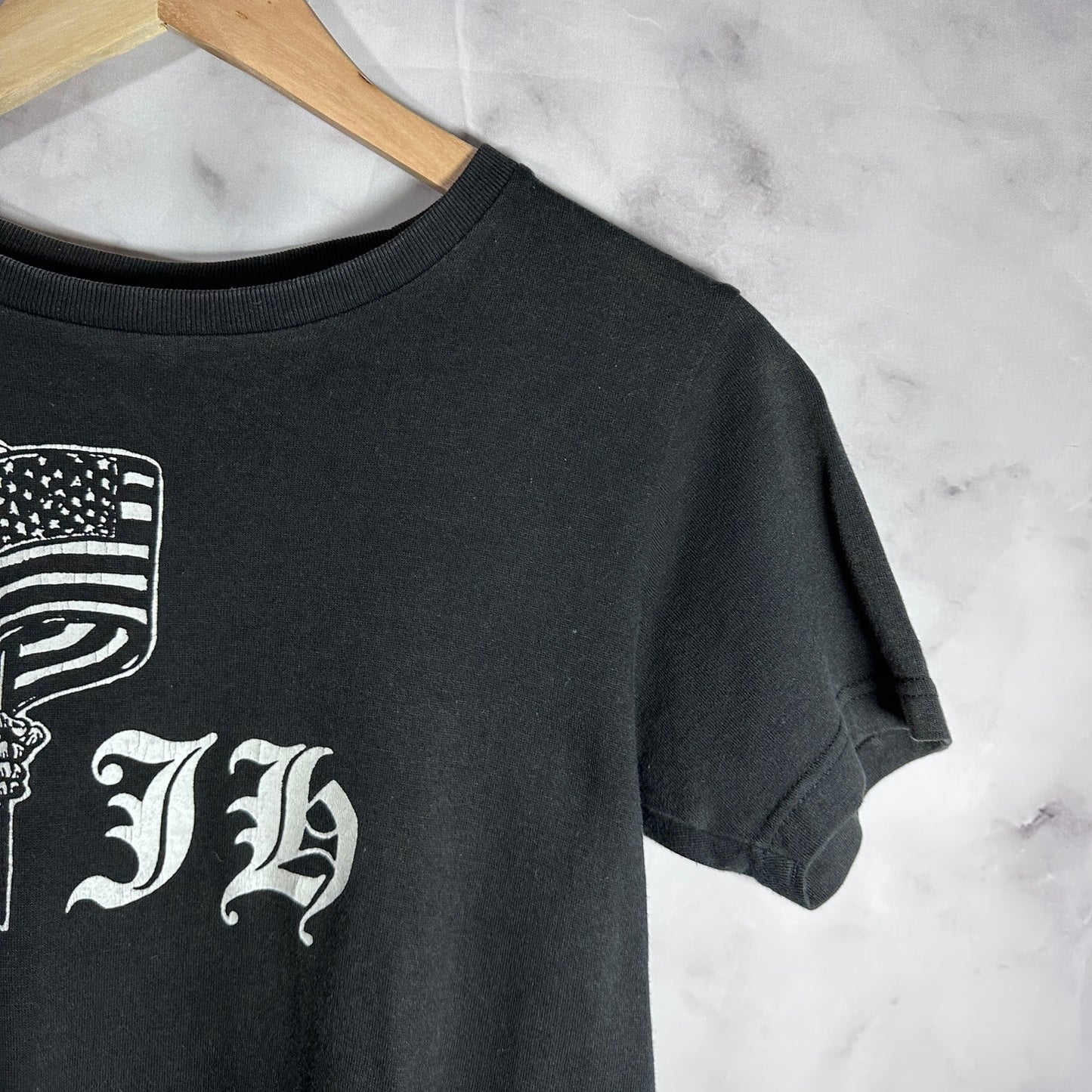Number (N)ine S/S01 “Star Spangled Banner” Black Tee