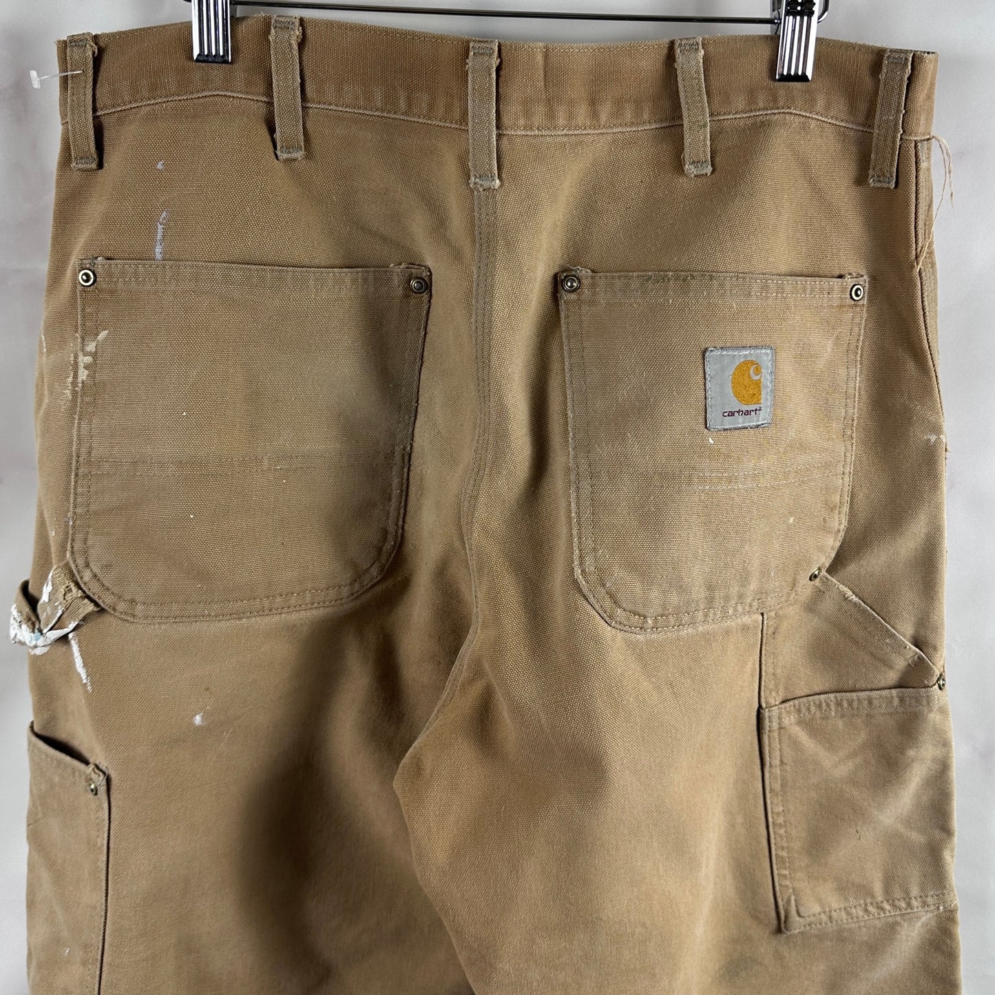 Vintage Carhartt Double Knee Tan Cropped Carpenter Pants