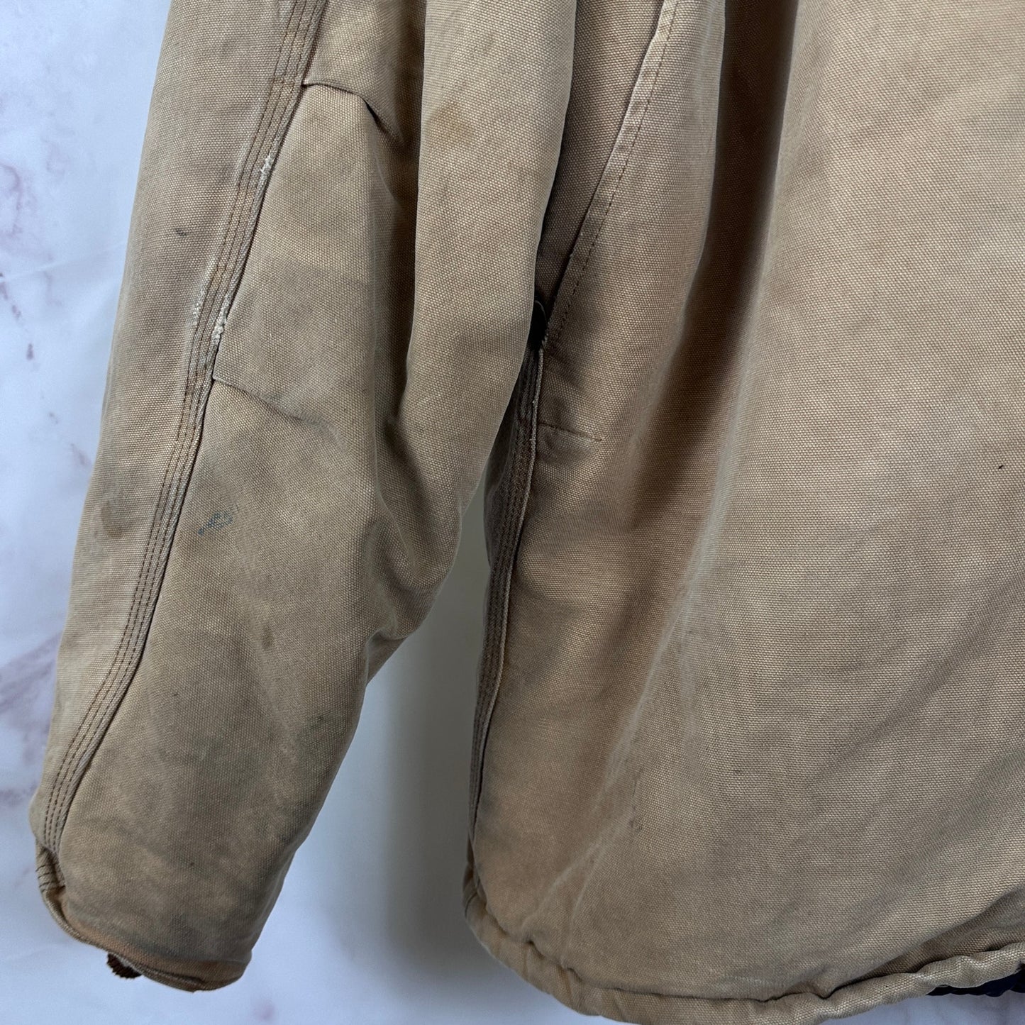 Vintage Carhartt Tan Duck Chore Coat