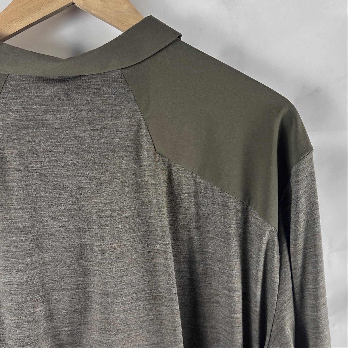 Arc’teryx Veilance Frame Longsleeve Polo Gnosis Heather Green