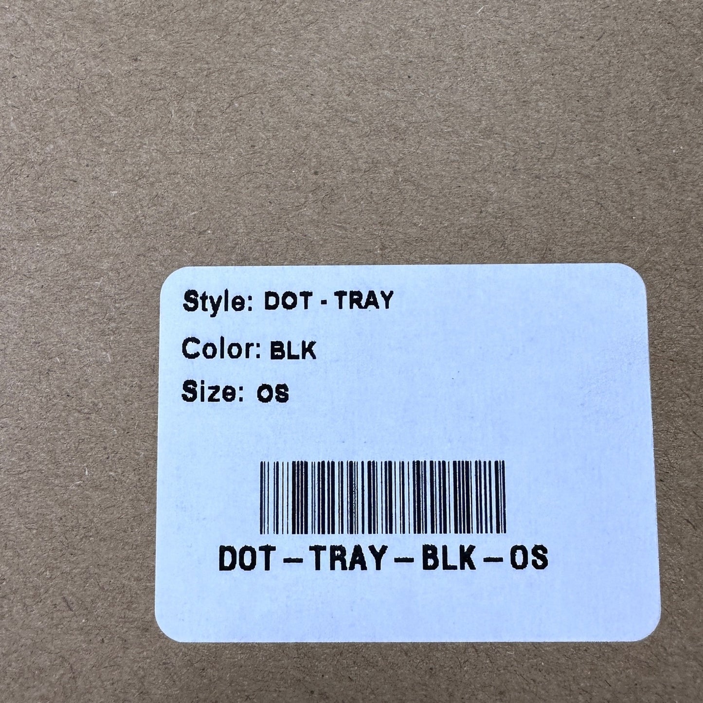 Hidden NY Black Dot Tray