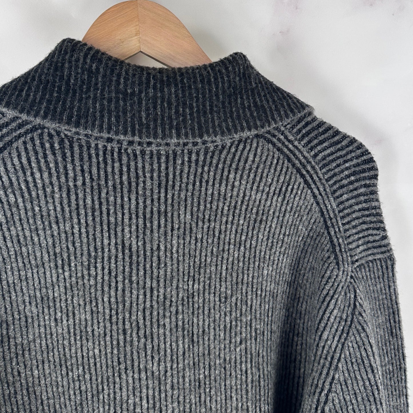 J.W. Anderson x Uniqlo Grey Quarter Zip Sweater