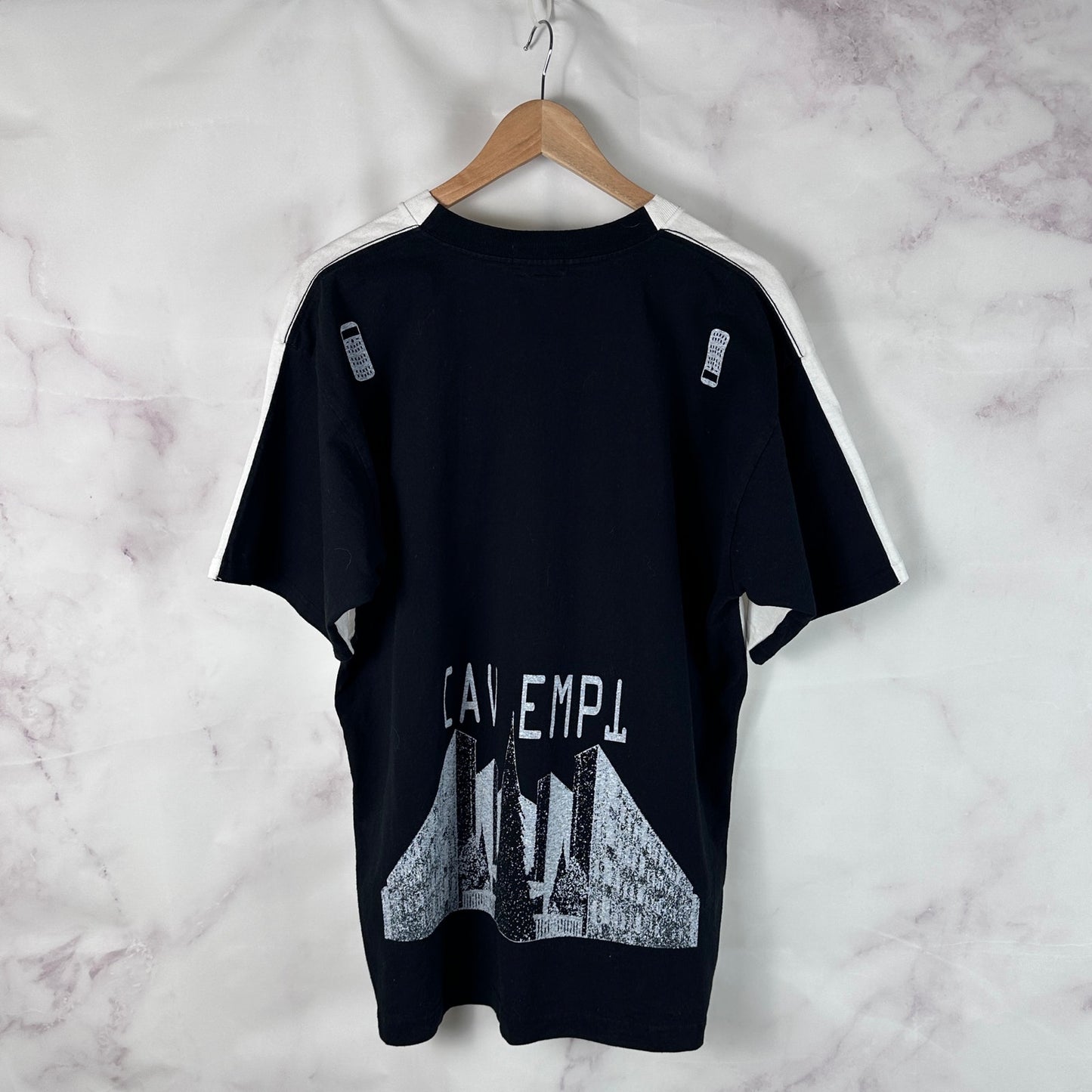 Cav Empt S/S19 Two Point Contrast Perspective Tee