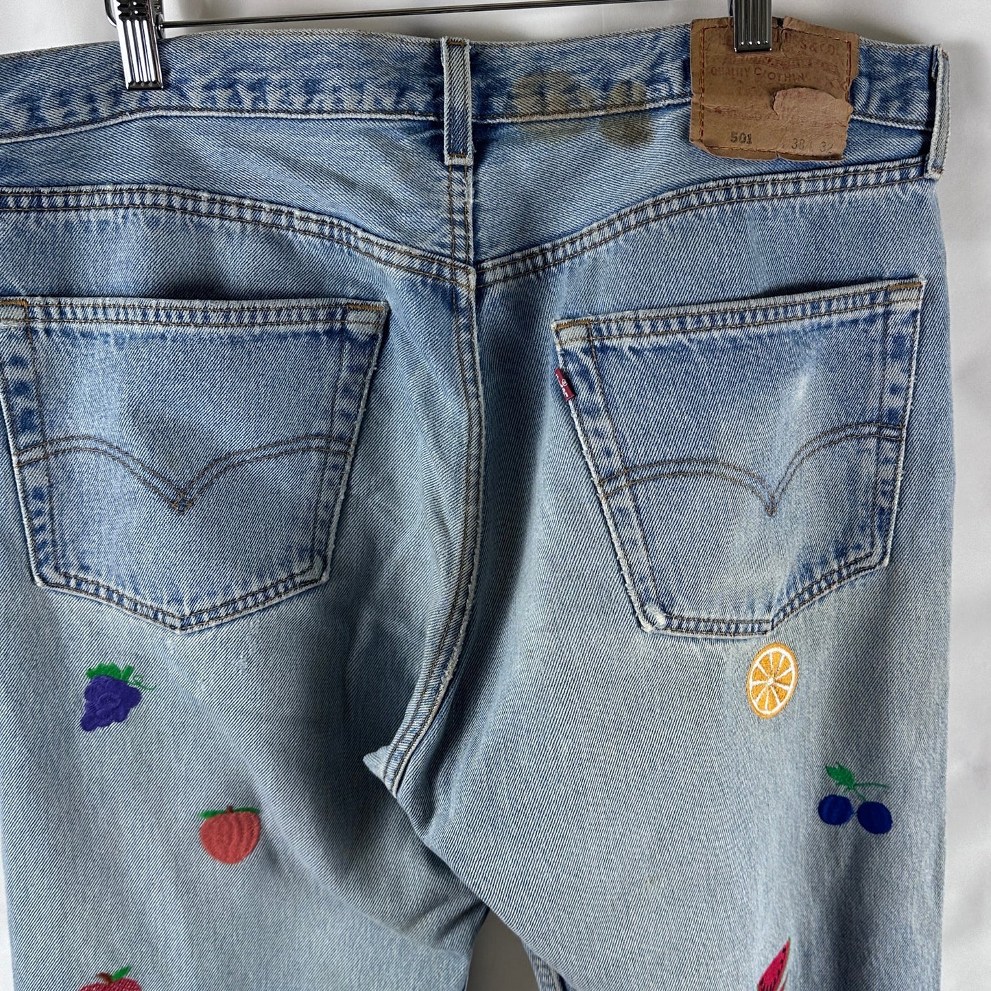 Sean Wotherspoon Vintage Reworked Levi's Fruit Denim