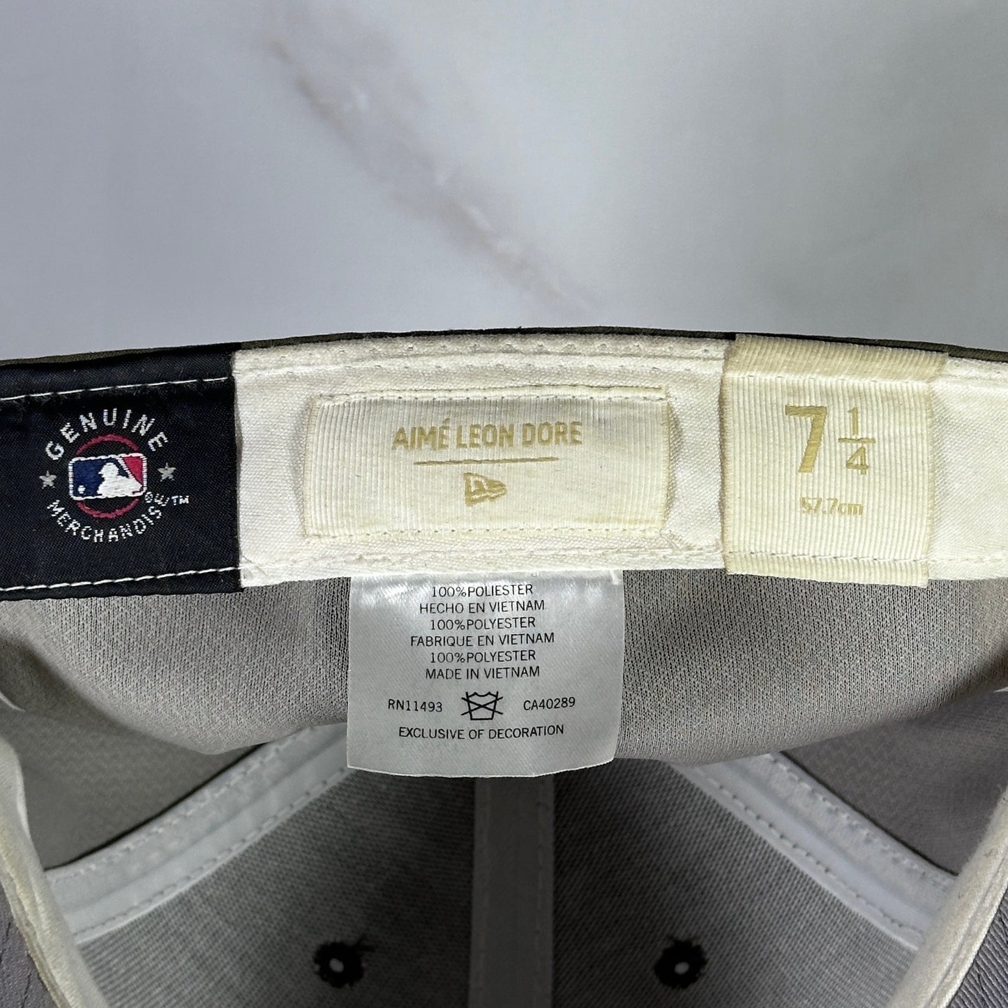 Aime Leon Dore x New York Yankees Olive Fitted Hat