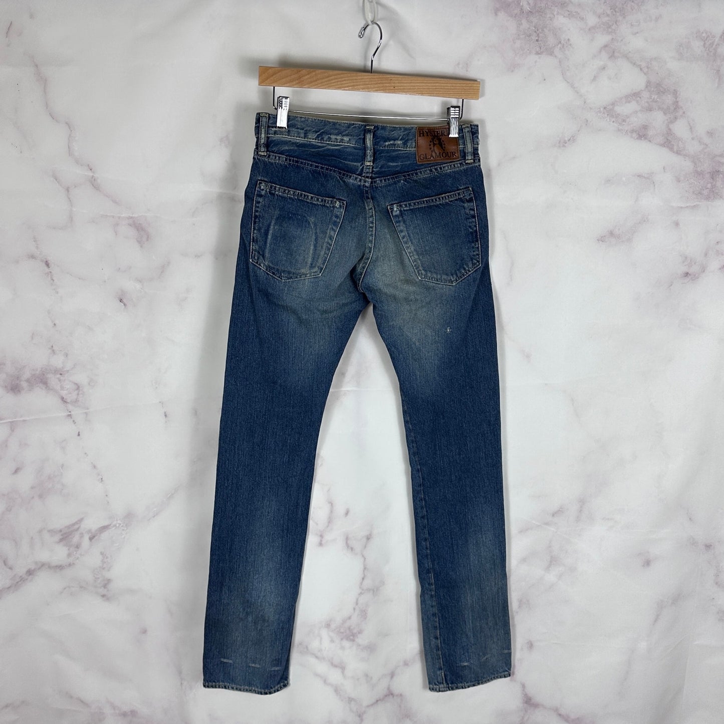 Hysteric Glamour Studded Embroidery Denim Jeans