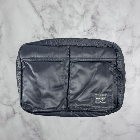 Porter Tokyo Black Zipper Accessory Pouch