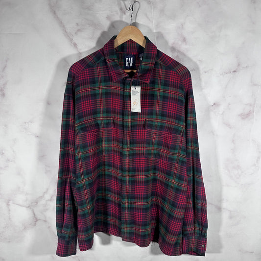 Sean Wotherspoon x Gap Vintage Red Zip Flannel