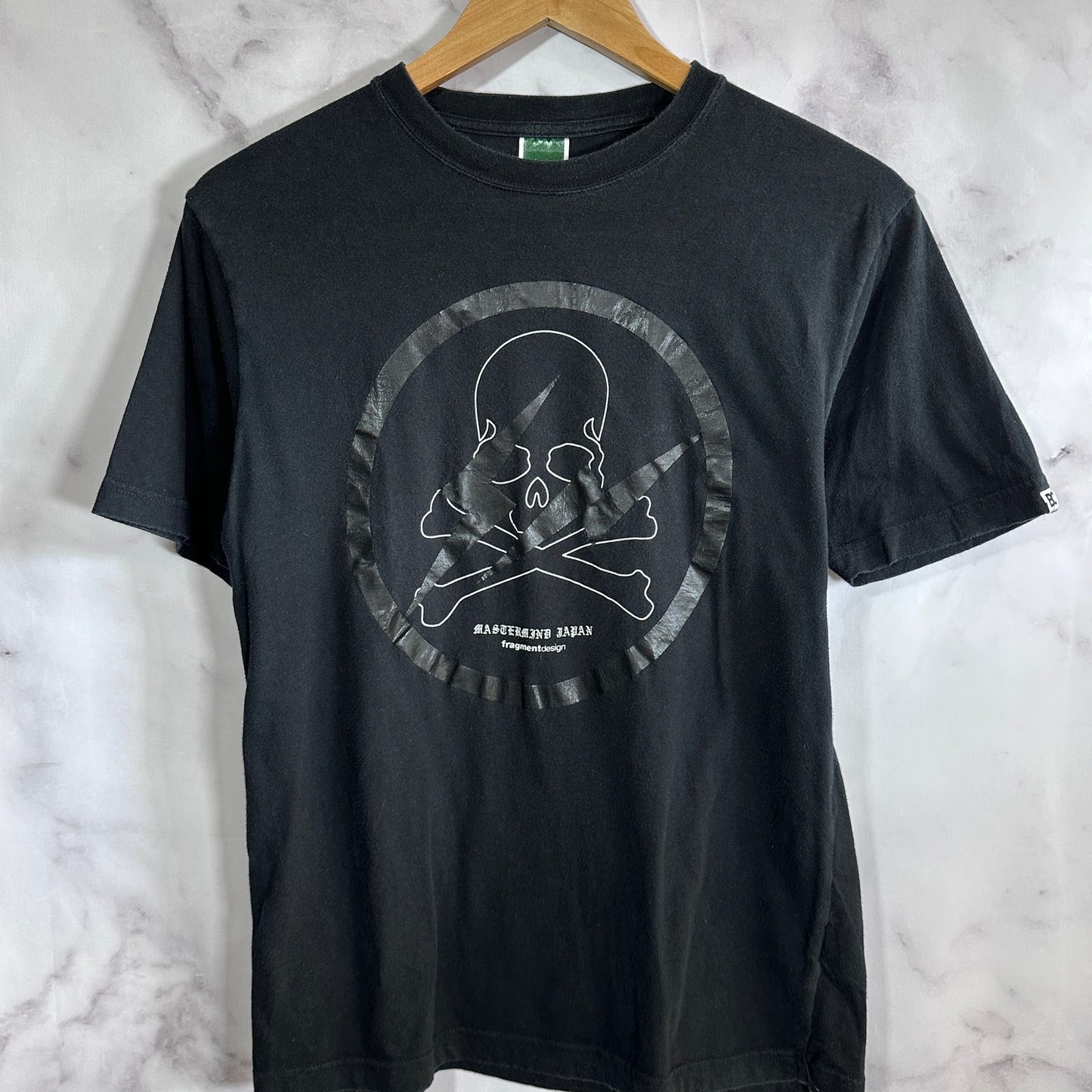 Mastermind Japan x Fragment Design Base Control Black Logo Tee