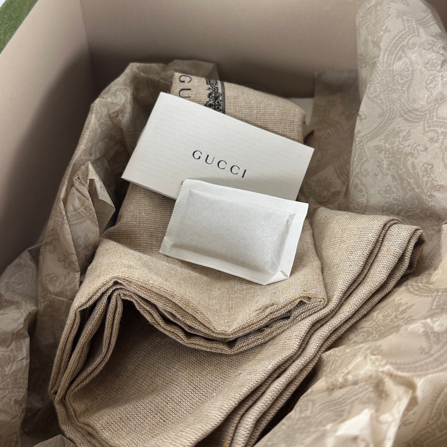 Gucci Double Screener Sneaker Perforated Cream
