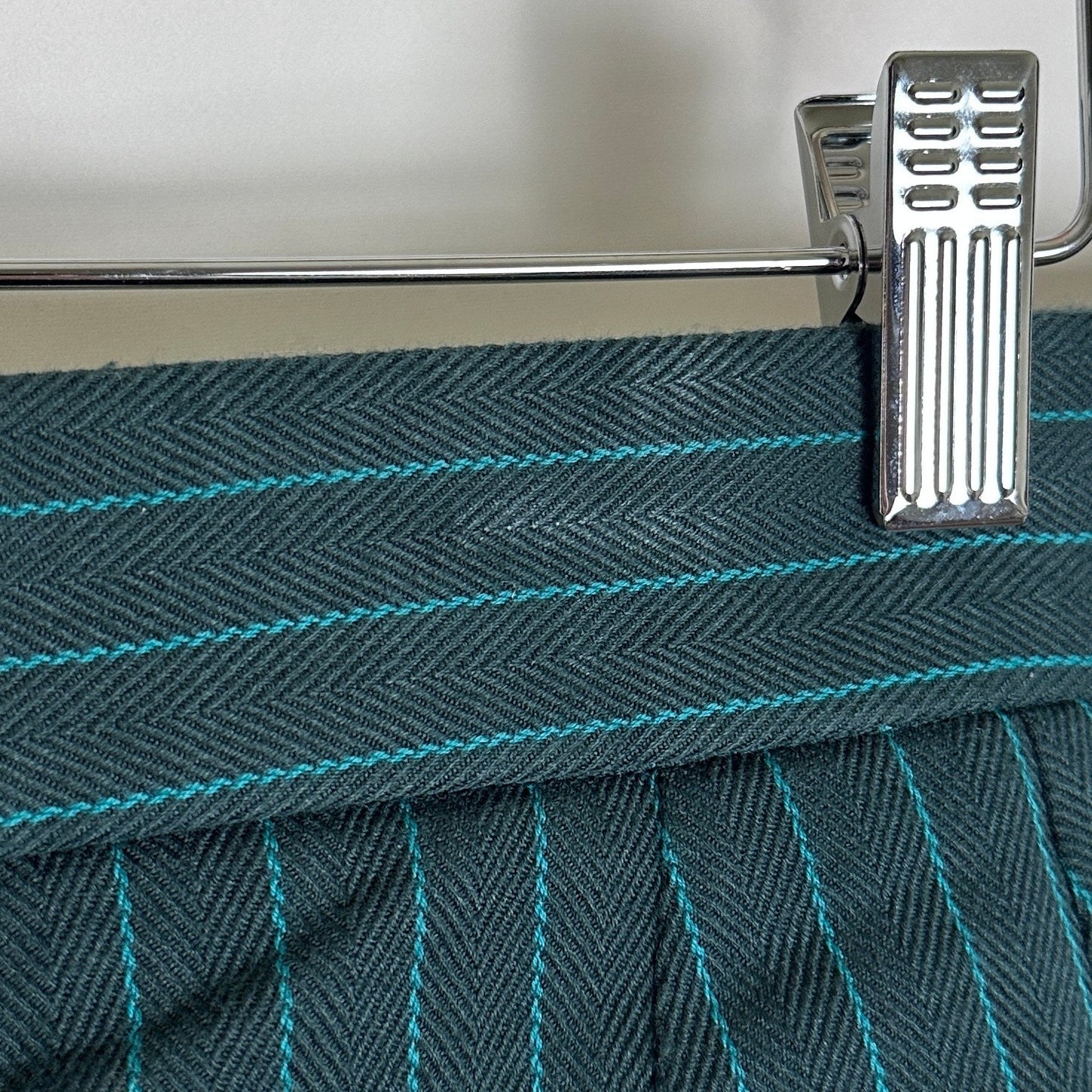 Facetasm x Coca-Cola Green Two Tuck Stripe Pants