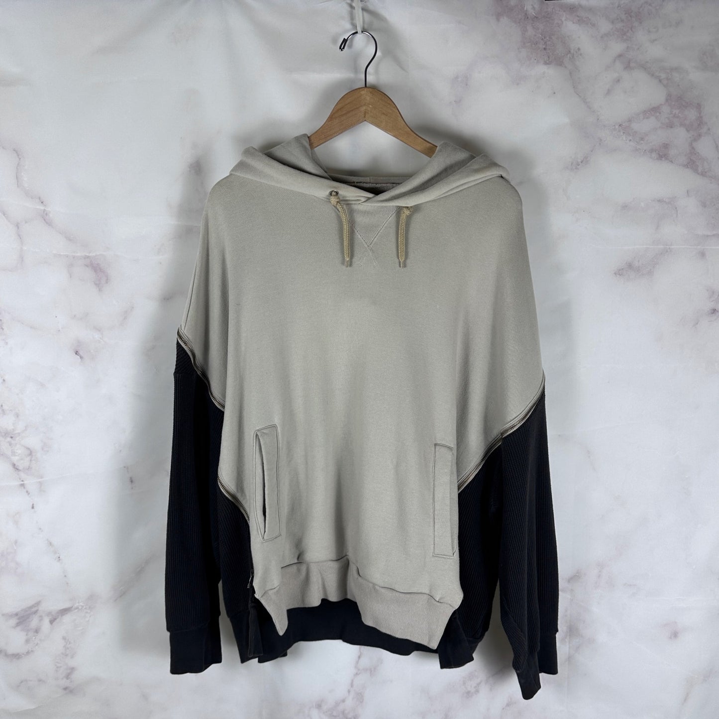 Facetasm Zip Waffle Hoodie