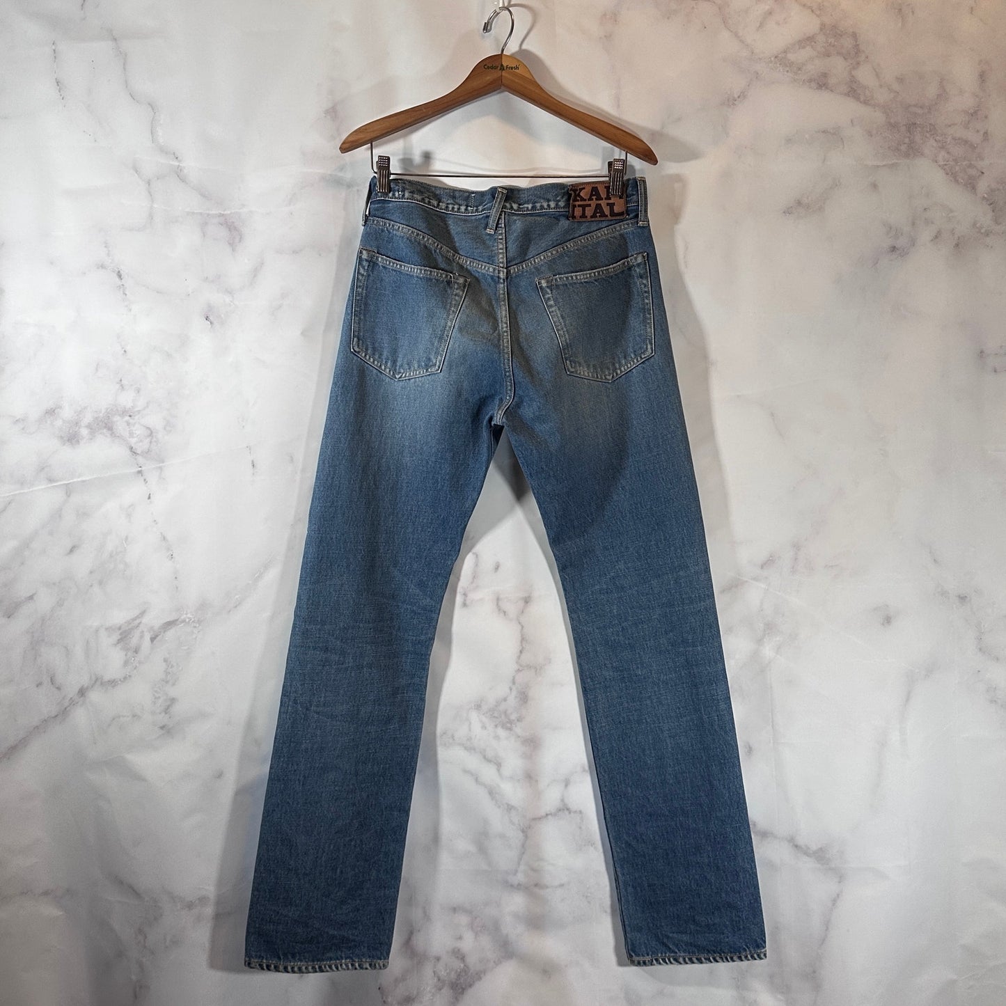 Kapital Blue Straight Denim Jeans
