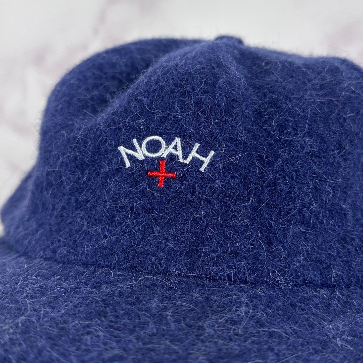 Noah F/W16 Blue Mohair Logo SnapBack