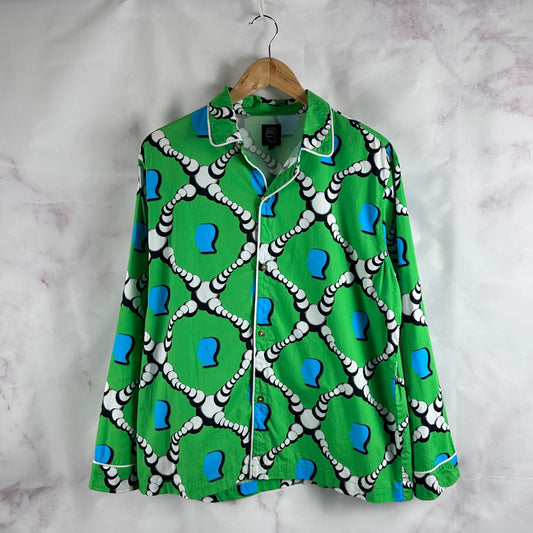 Brain Dead Green Bubble Pajama Shirt