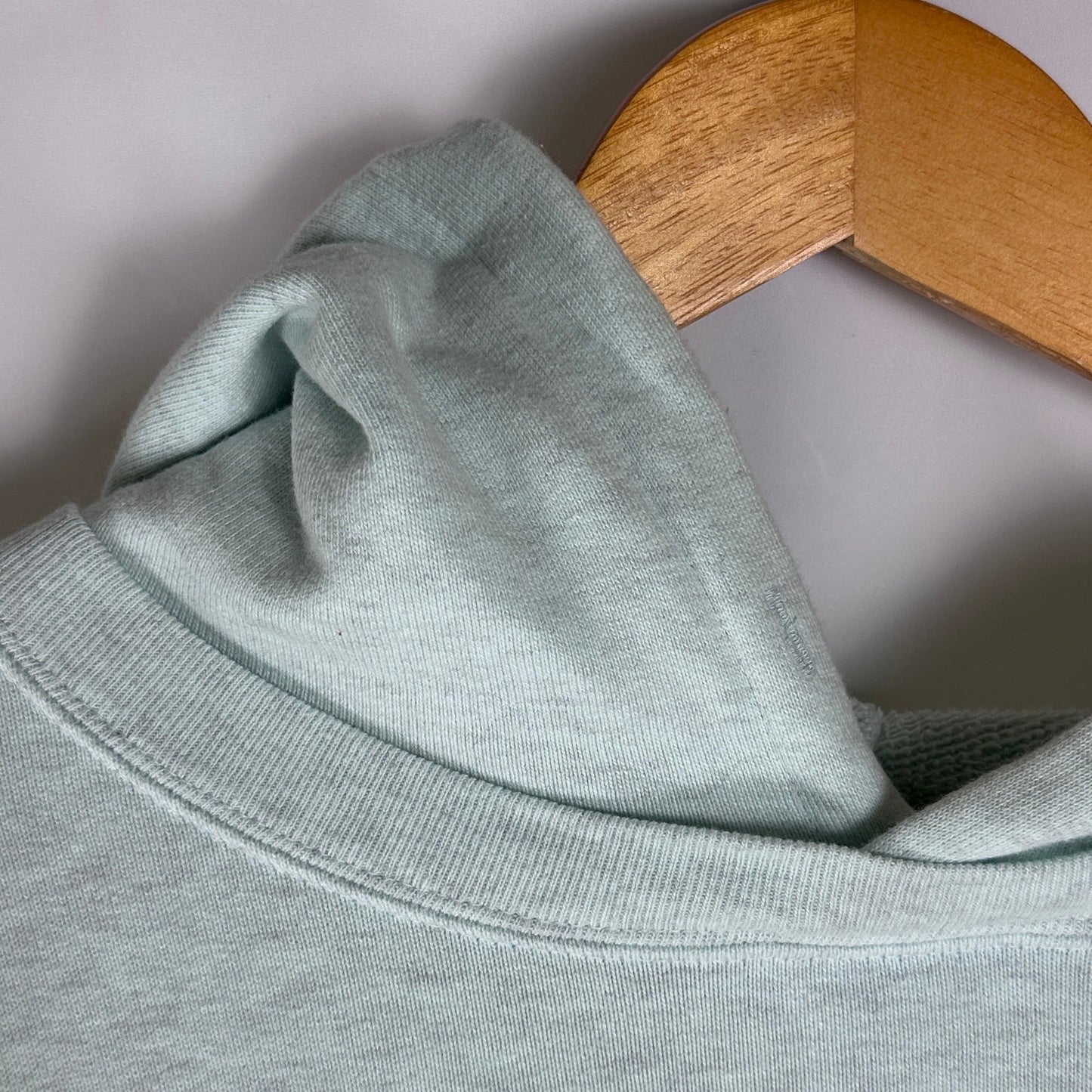 Unused Light Blue Layered Crewneck Hoodie
