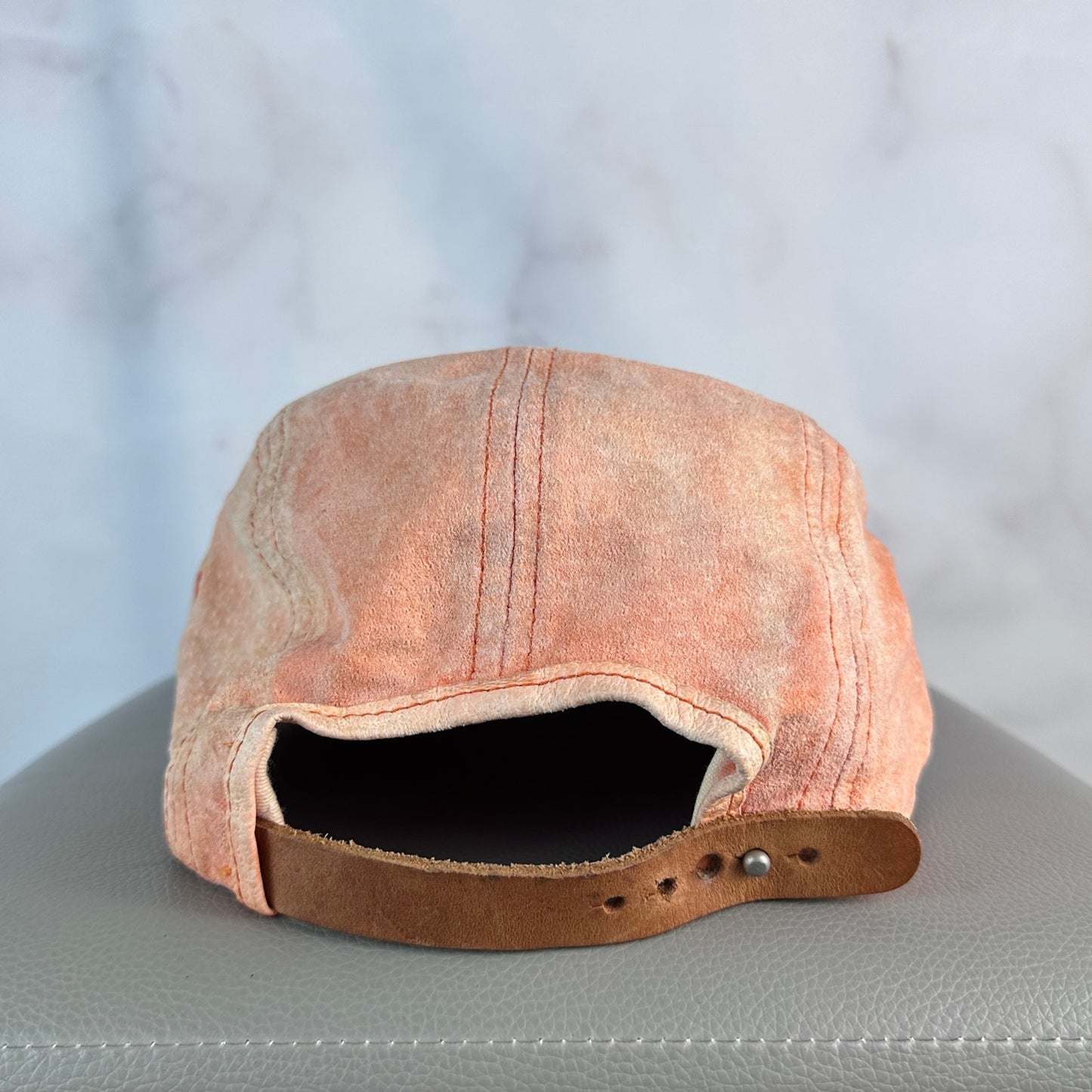 Hender Scheme Pigskin Jet 5-Panel Orange Hat