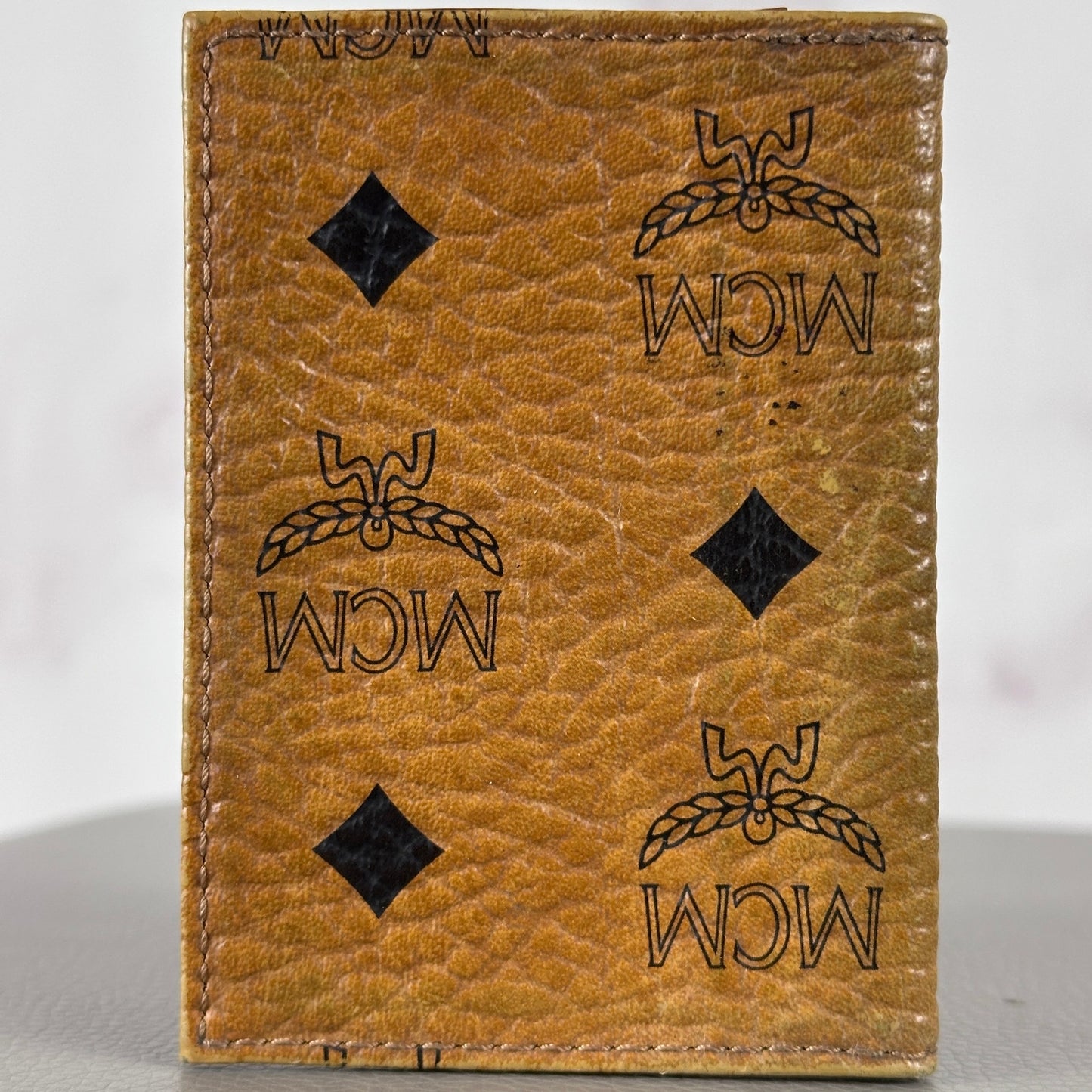 MCM Monogram Leather Cardholder