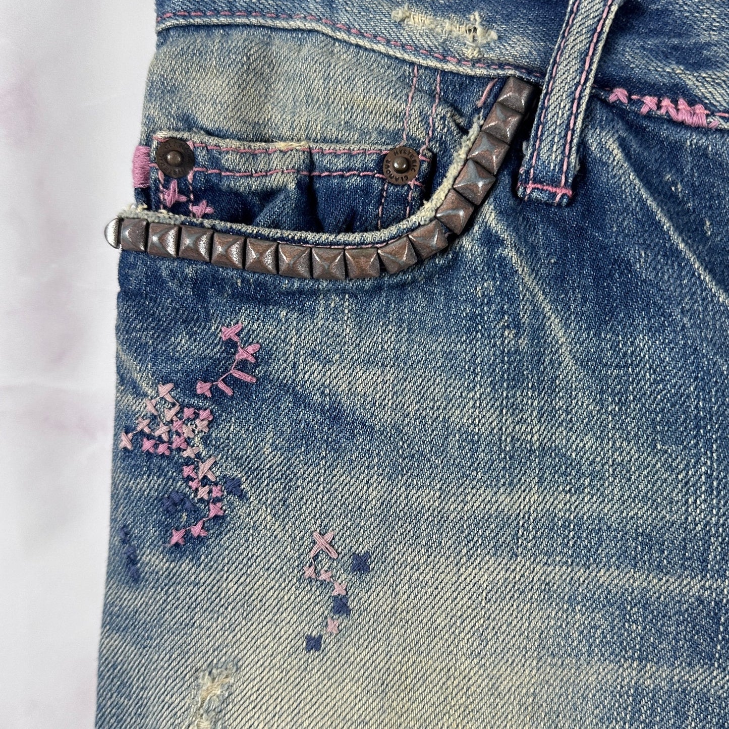 Hysteric Glamour ‘Love Buzz’ Japanese Repaired Denim