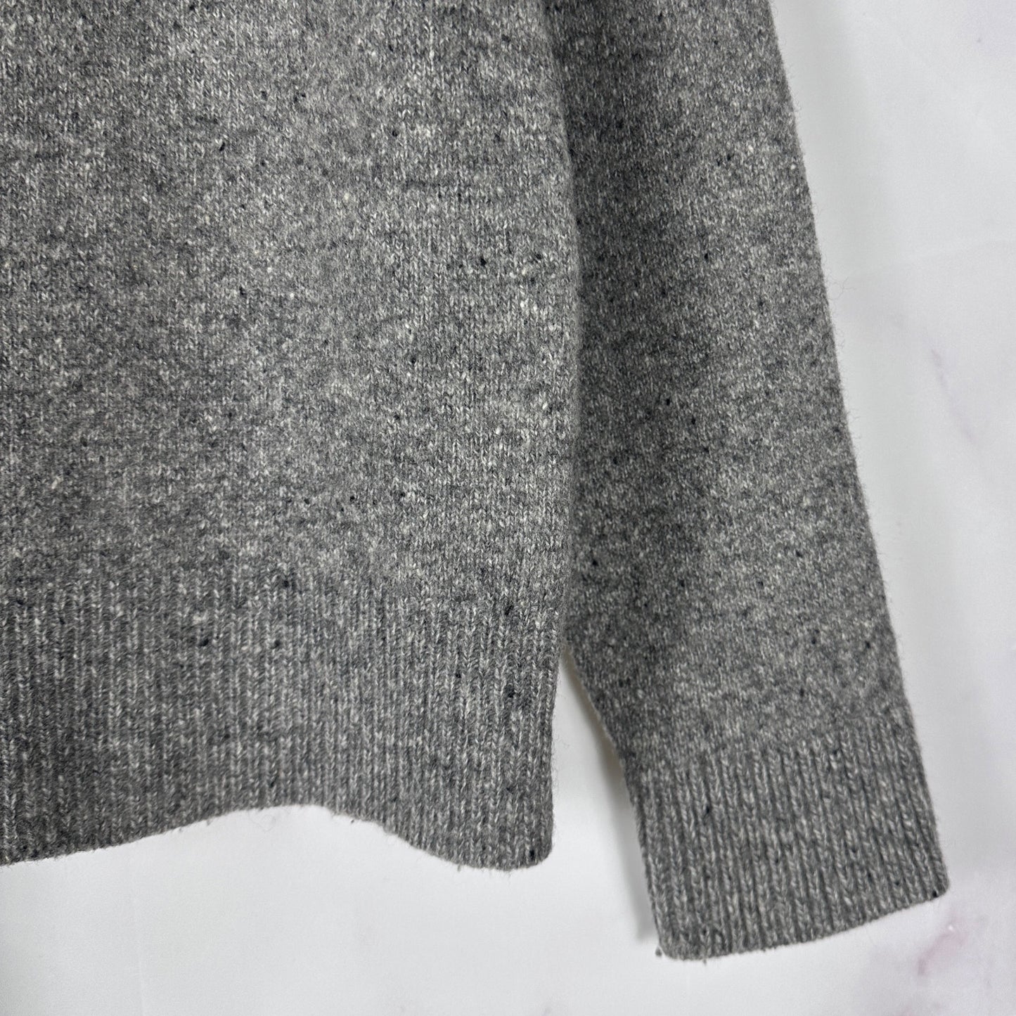 Stussy Japan Grey Knit Embroidered Sweater