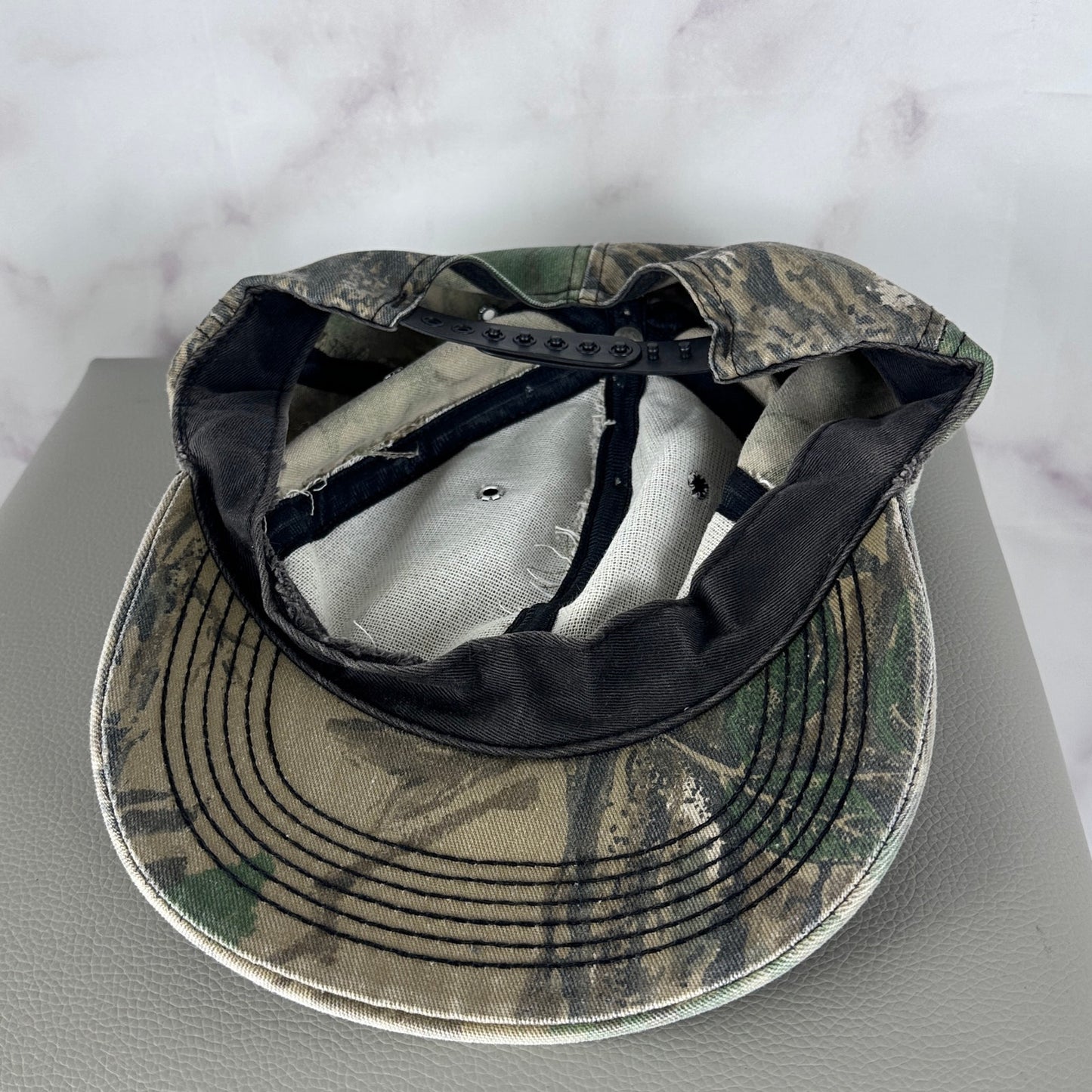 Vintage USA Made Tree Camo SnapBack Hat