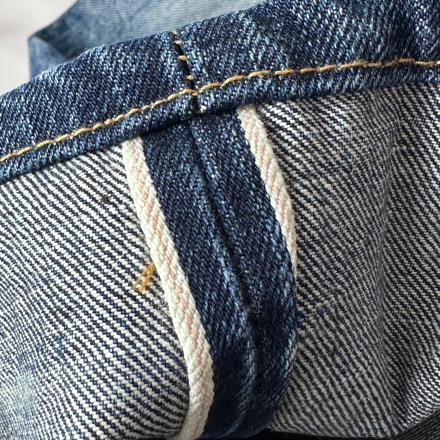 Japanese Selvedge Denim Blue Way Straight Jeans