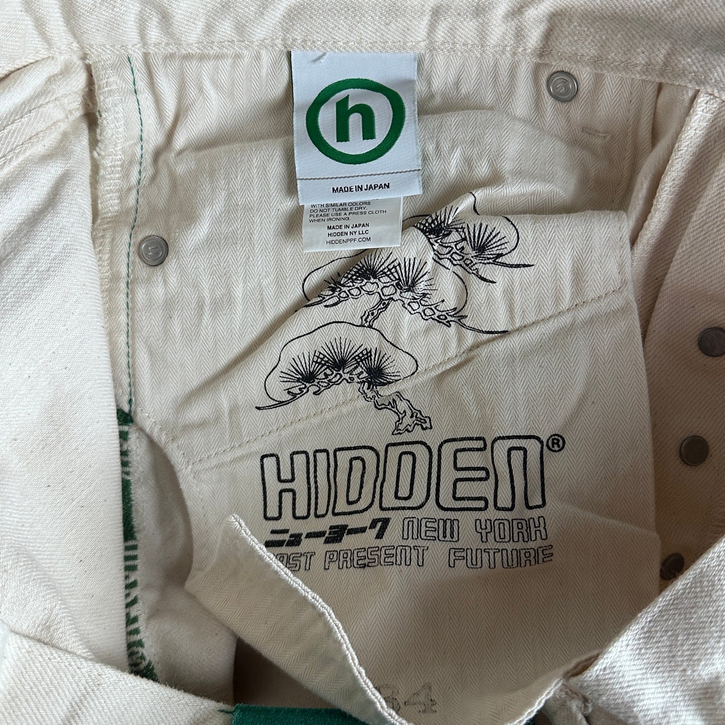 Hidden NY Cream Japanese Selvedge Denim