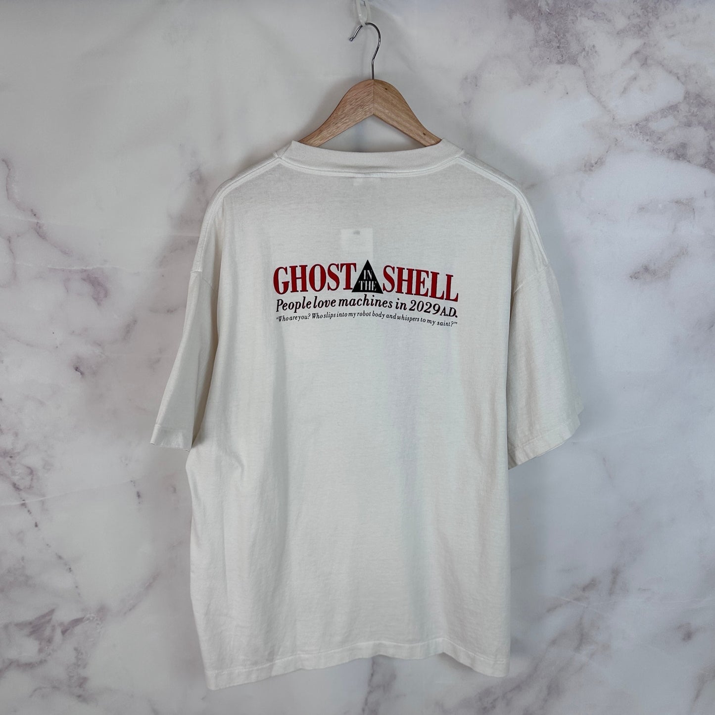 Saint Michael x Ghost in the Shell White Graphic Tee