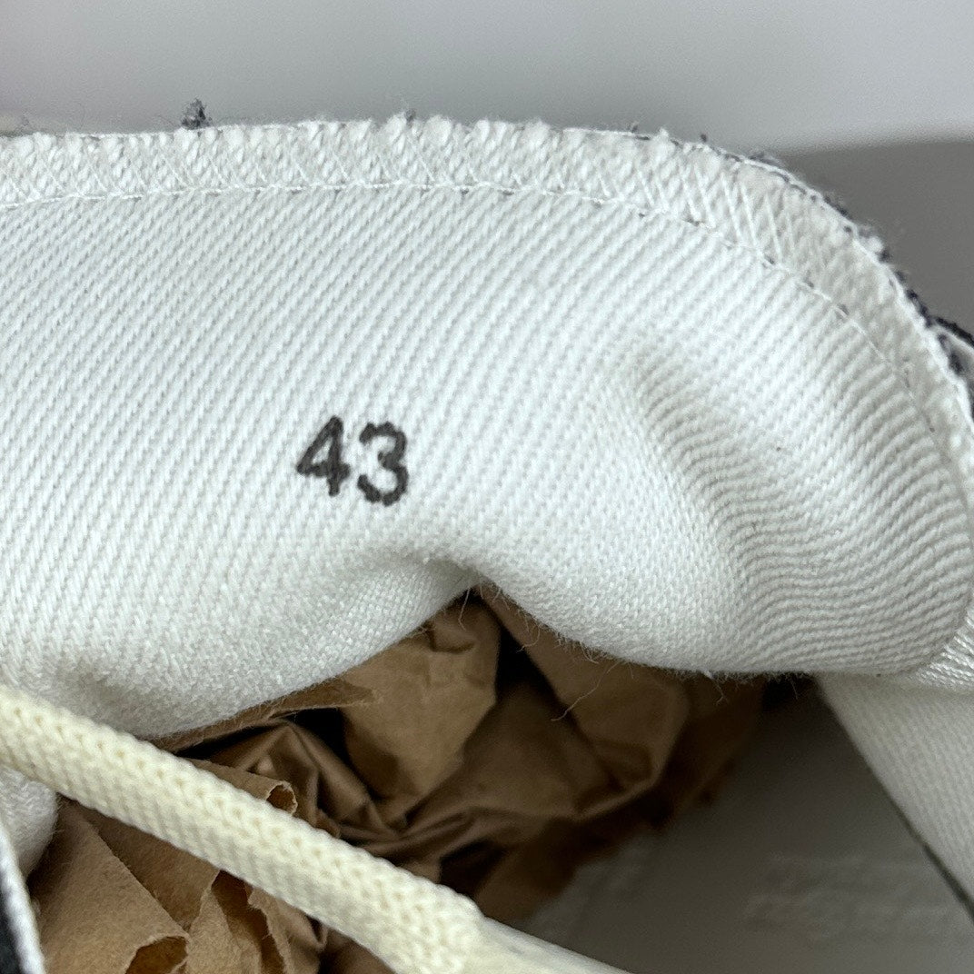 Maison Margiela Tabi Black Canvas Sneakers