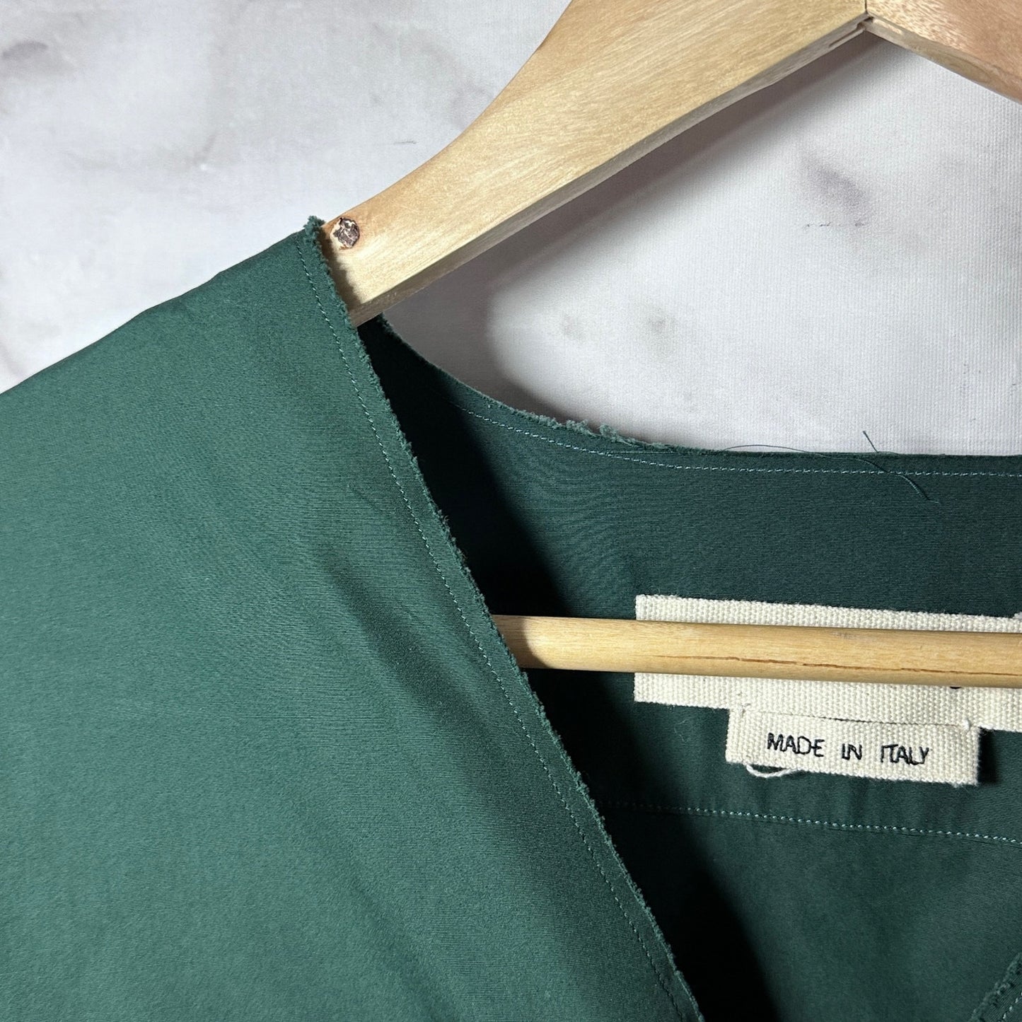 Marni S/S16 Forest Green Button-Up L/S