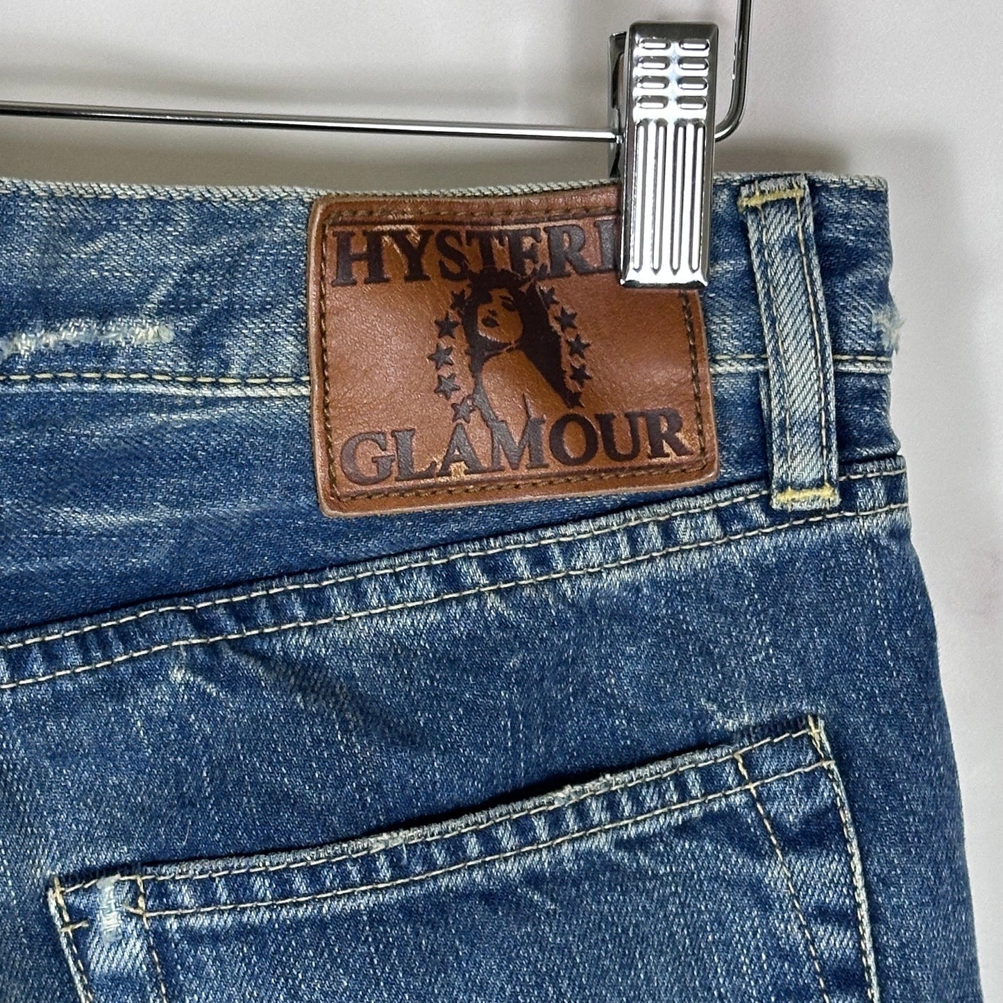 Hysteric Glamour Studded Embroidery Denim Jeans