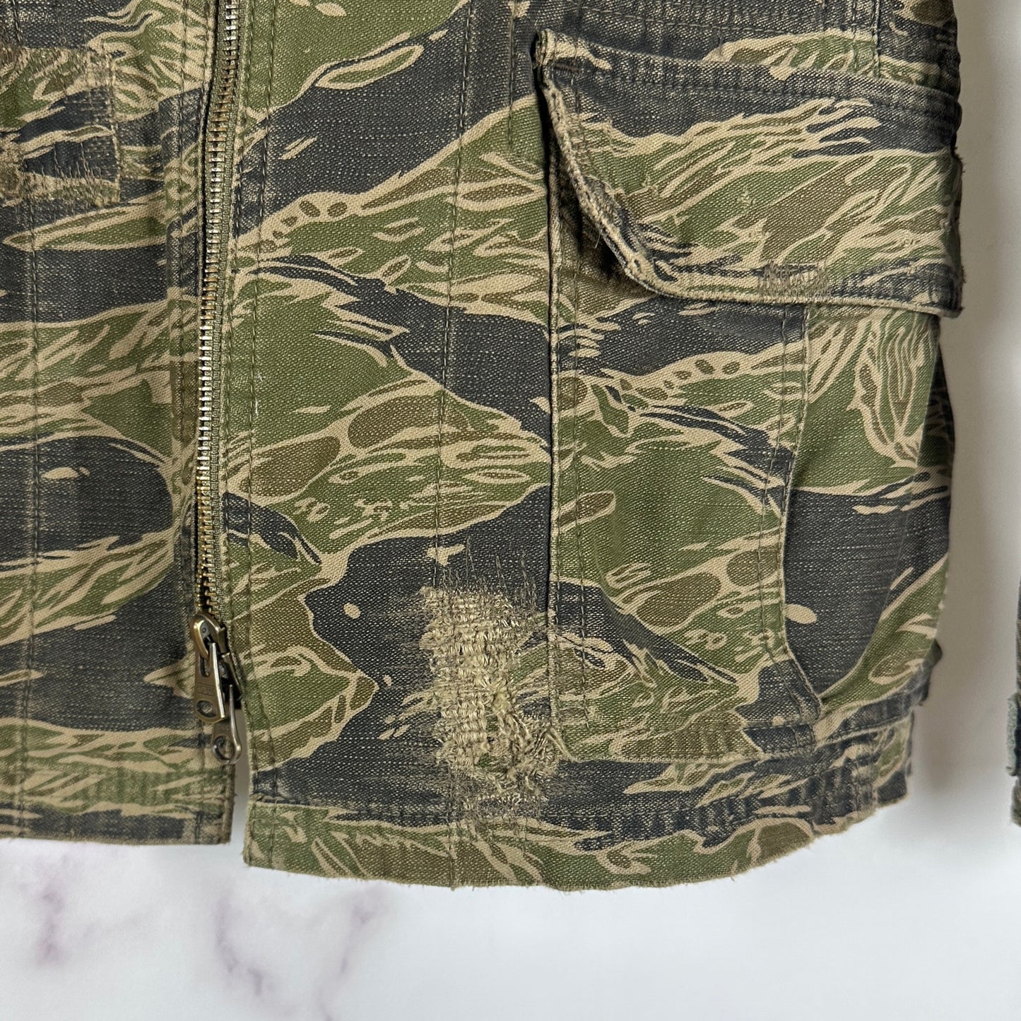 Hysteric Glamour Tiger Camo Studded Punk Field Jacket