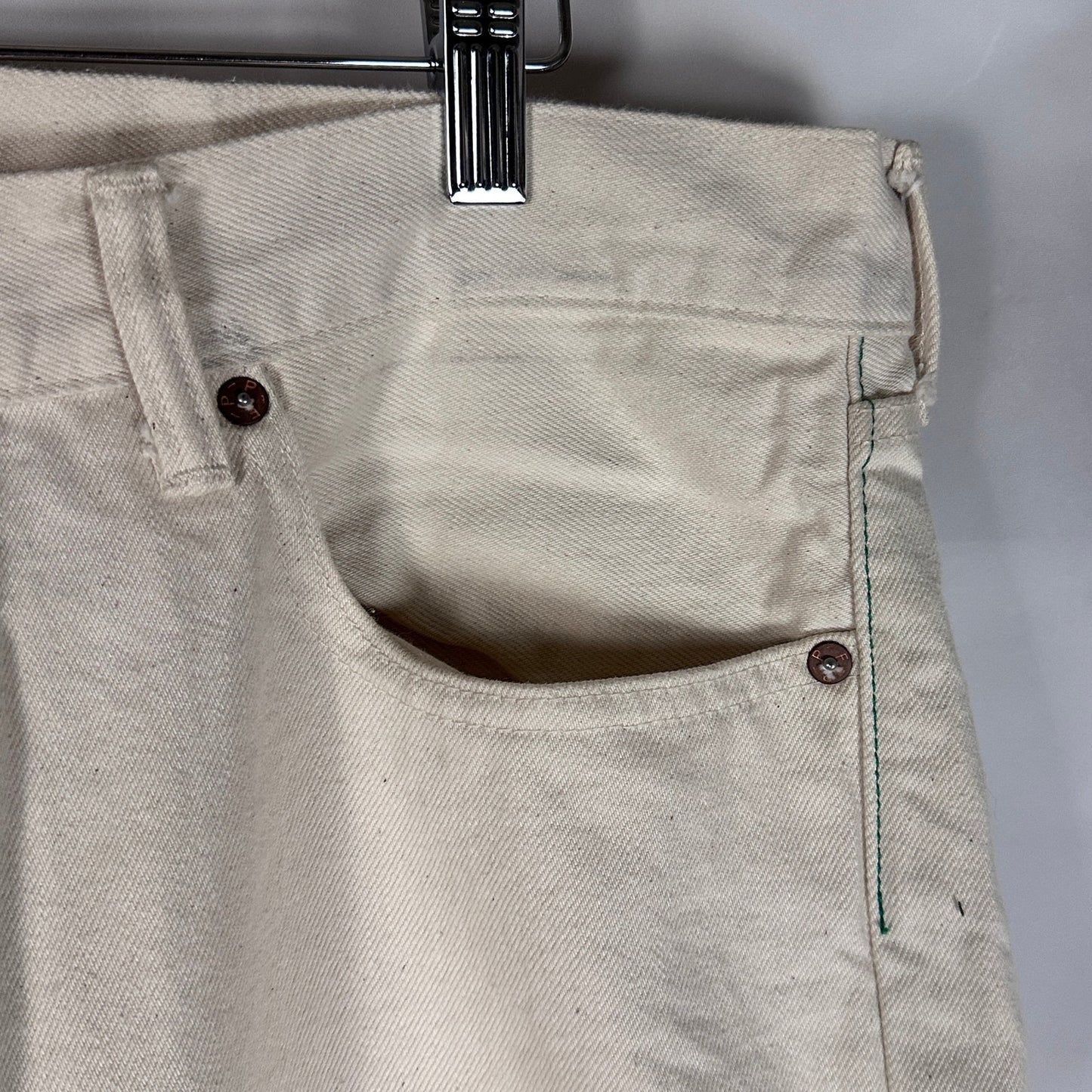 Hidden NY Cream Japanese Selvedge Denim