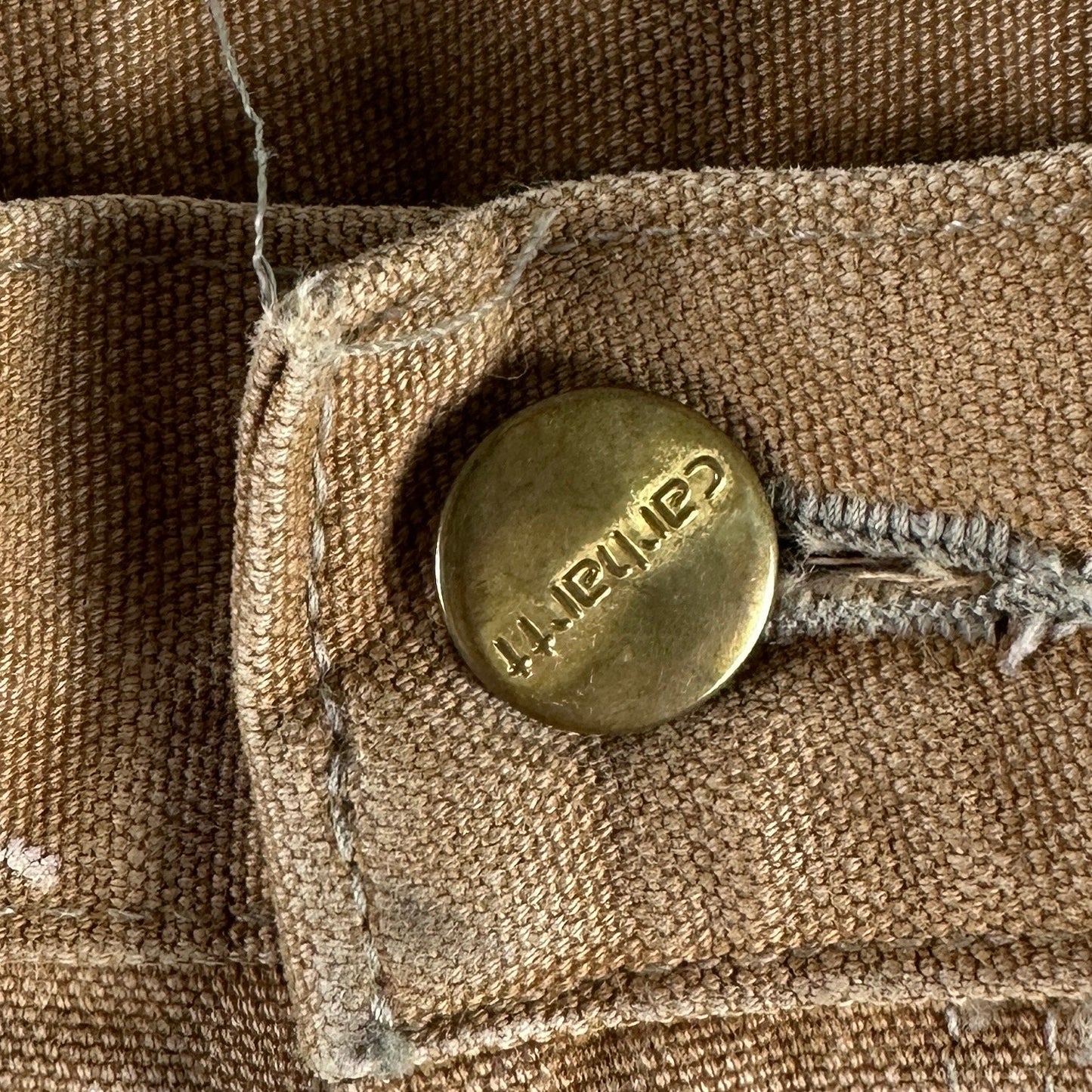 Vintage Carhartt Double Knee Tan Cropped Carpenter Pants